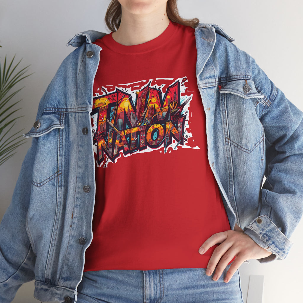Tidal Nation Graffiti Tee - Urban Streetwear Graphic T-Shirt