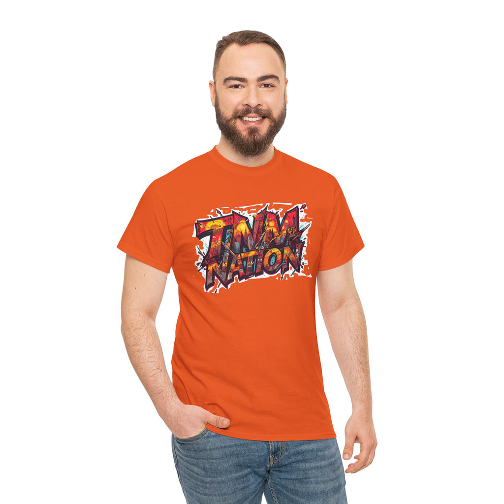 Tidal Nation Graffiti Tee - Urban Streetwear Graphic T-Shirt