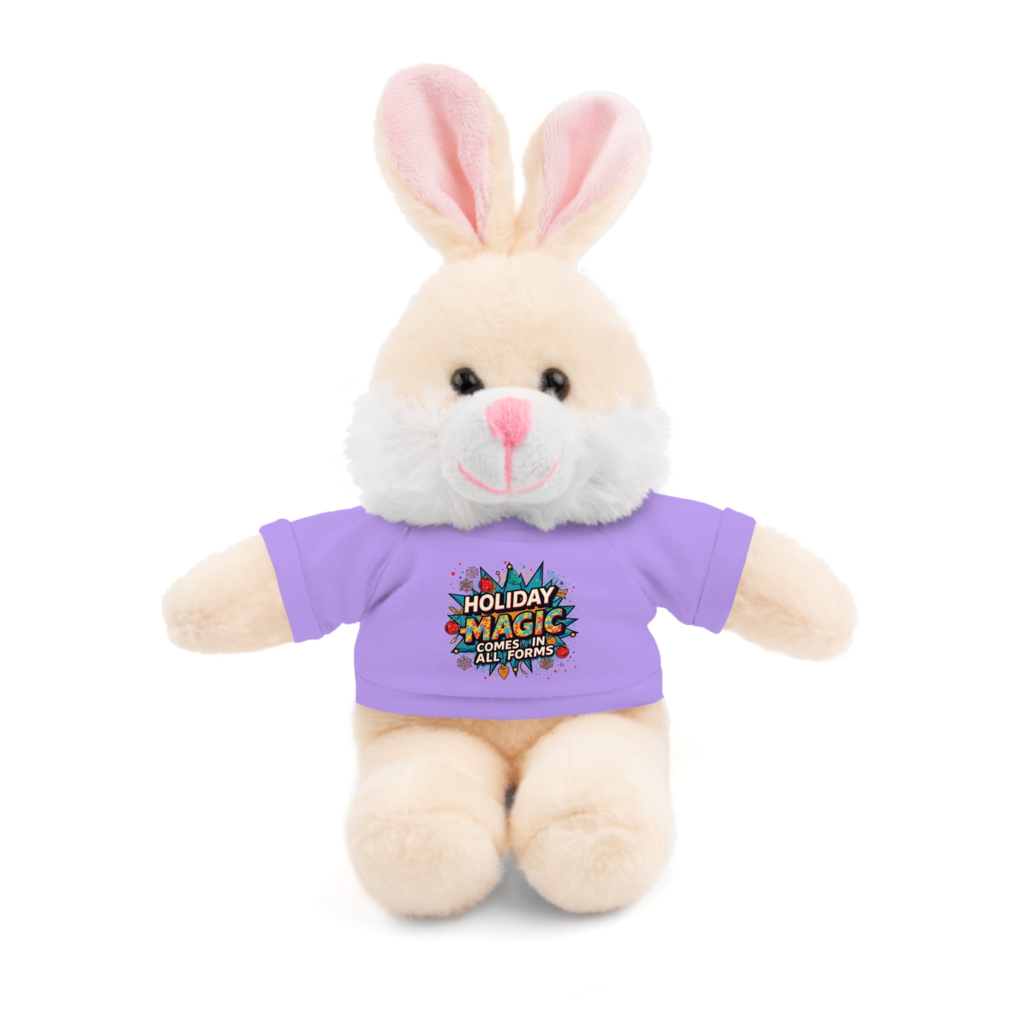 Holiday Magic Bear — Plush Teddy with 'Holiday Magic Comes in All Forms' Tee