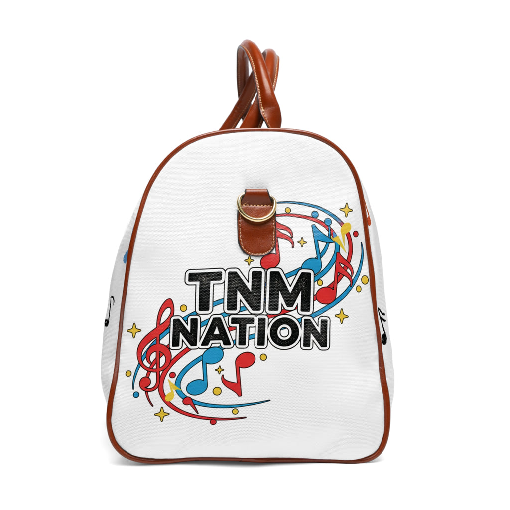 Music Notes Waterproof Travel Bag