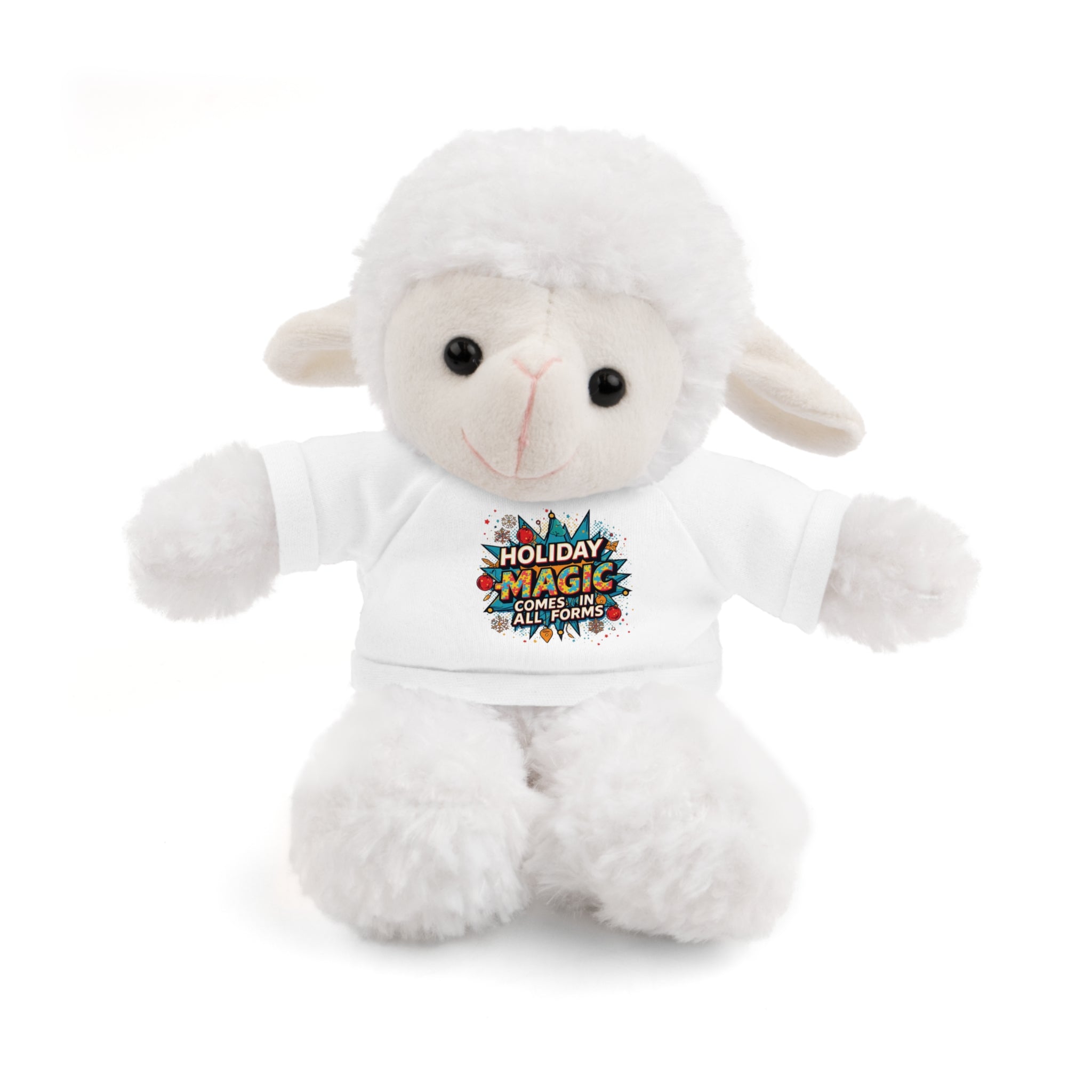 Holiday Magic Bear — Plush Teddy with 'Holiday Magic Comes in All Forms' Tee