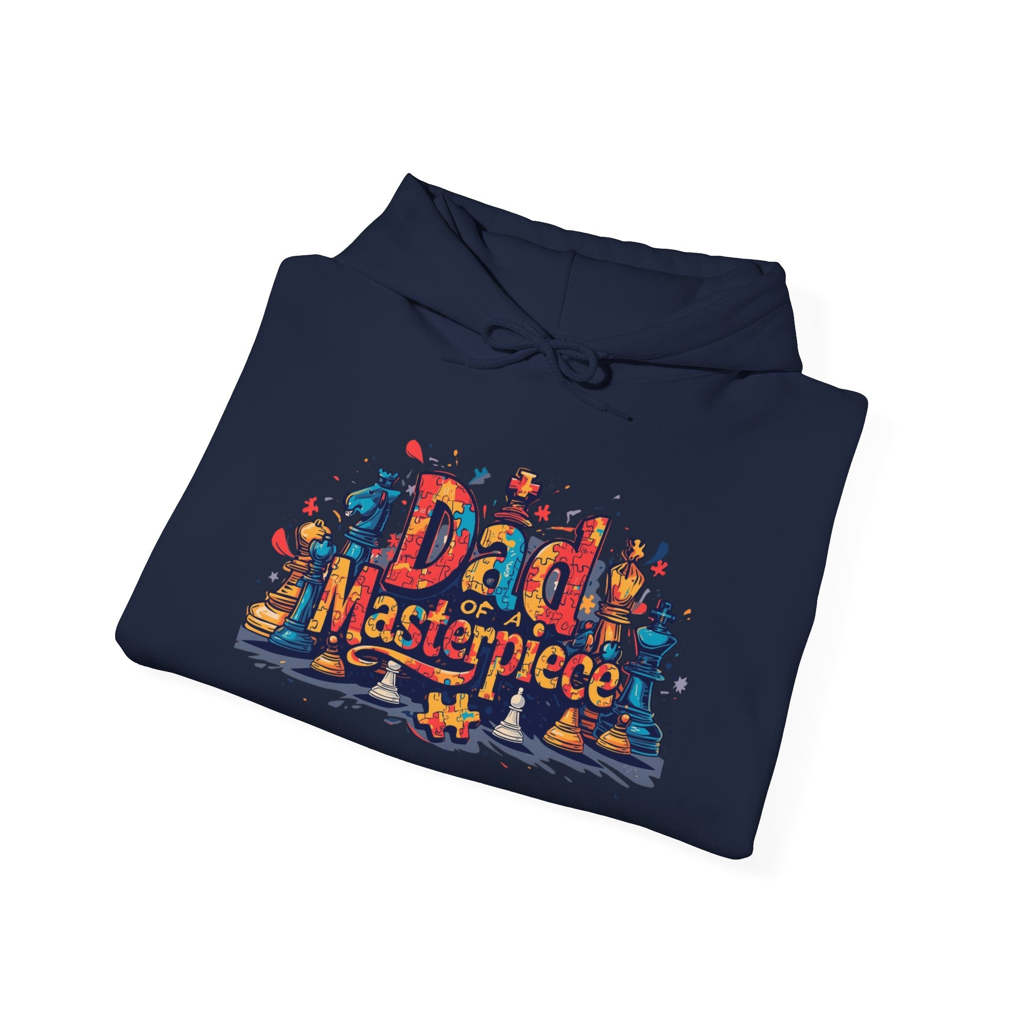 Dad Masterpiece Hoodie – Colorful Artistic Father’s Day Sweatshirt