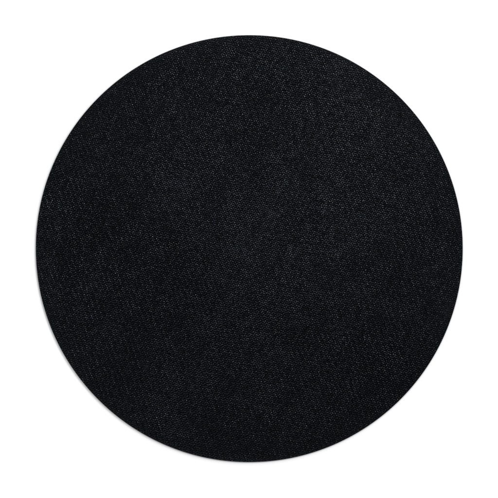 TNM Nation Round Mouse Pad — Hip Hop Microphone & Boombox Gaming Desk Mat