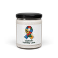 Autism Holiday Love Soy Candle — 9oz Scented Awareness Candle