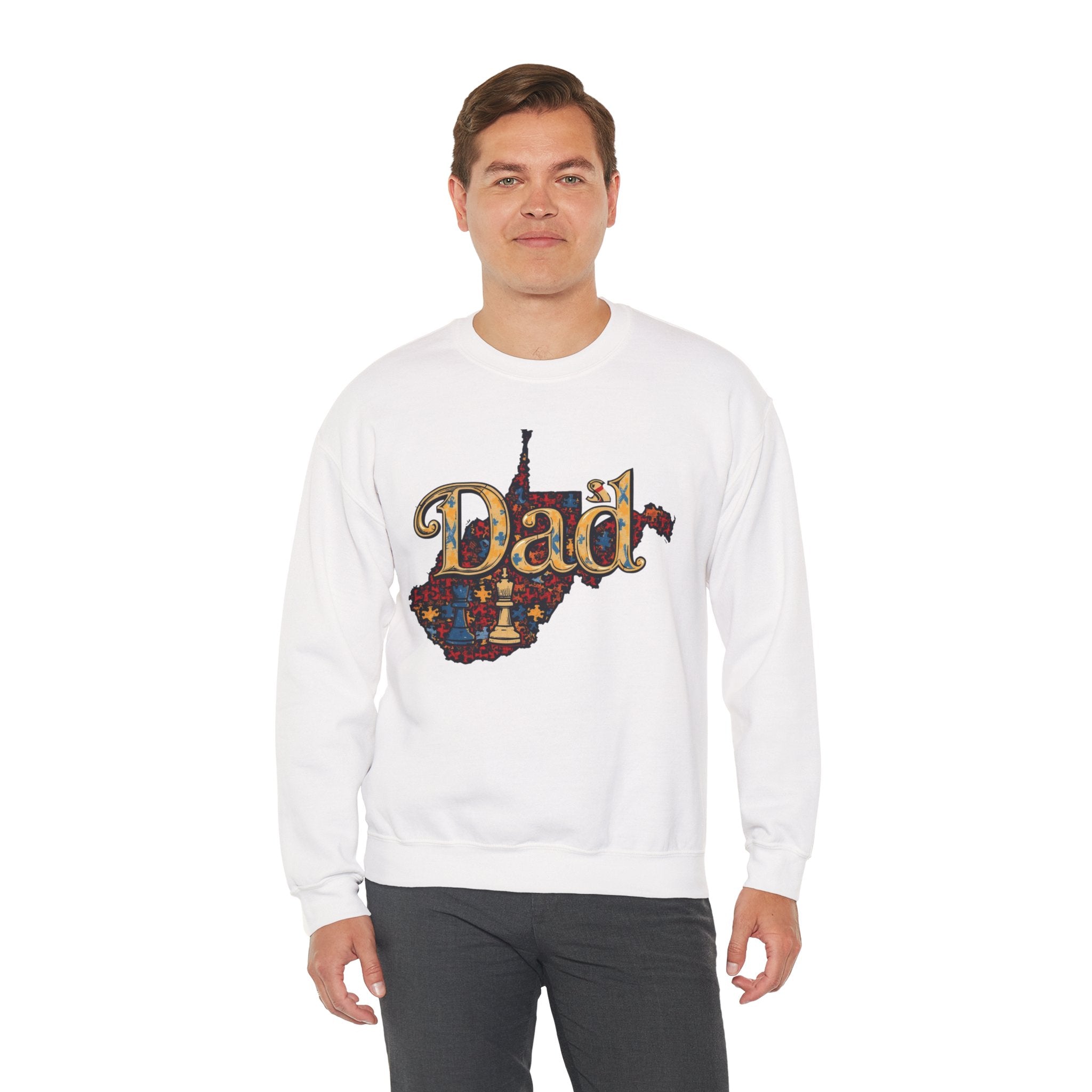 Dad State Pride Sweatshirt — West Virginia Dad Crewneck