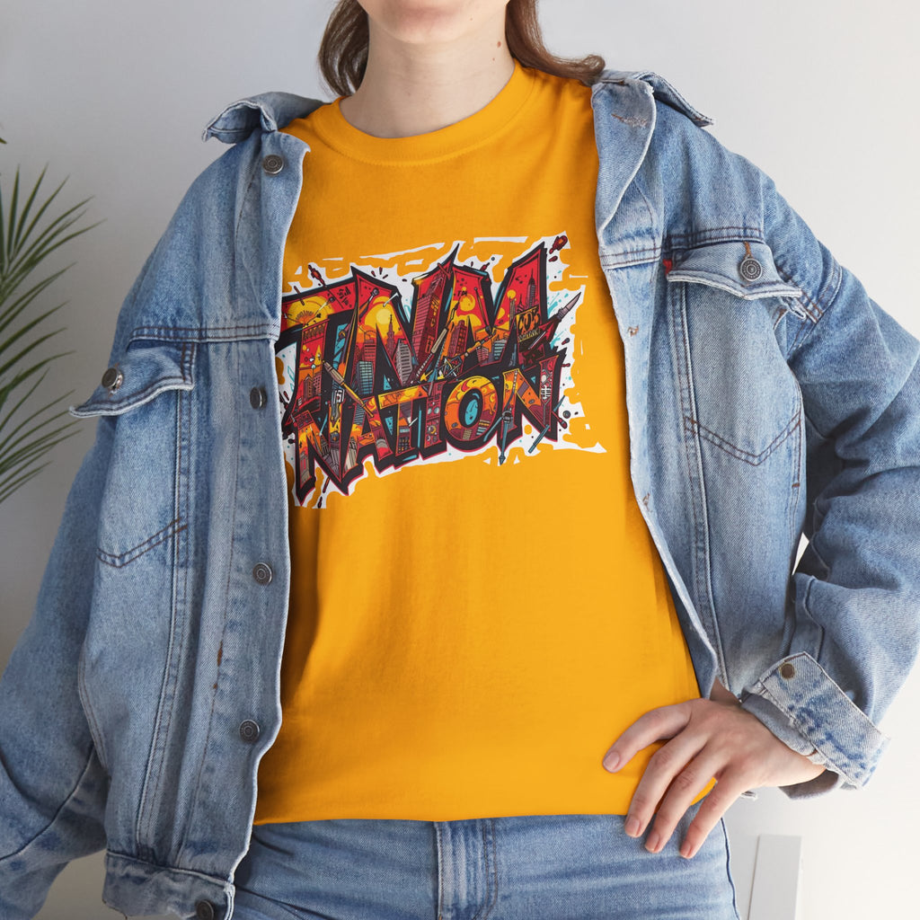 Tidal Nation Graffiti Tee - Urban Streetwear Graphic T-Shirt