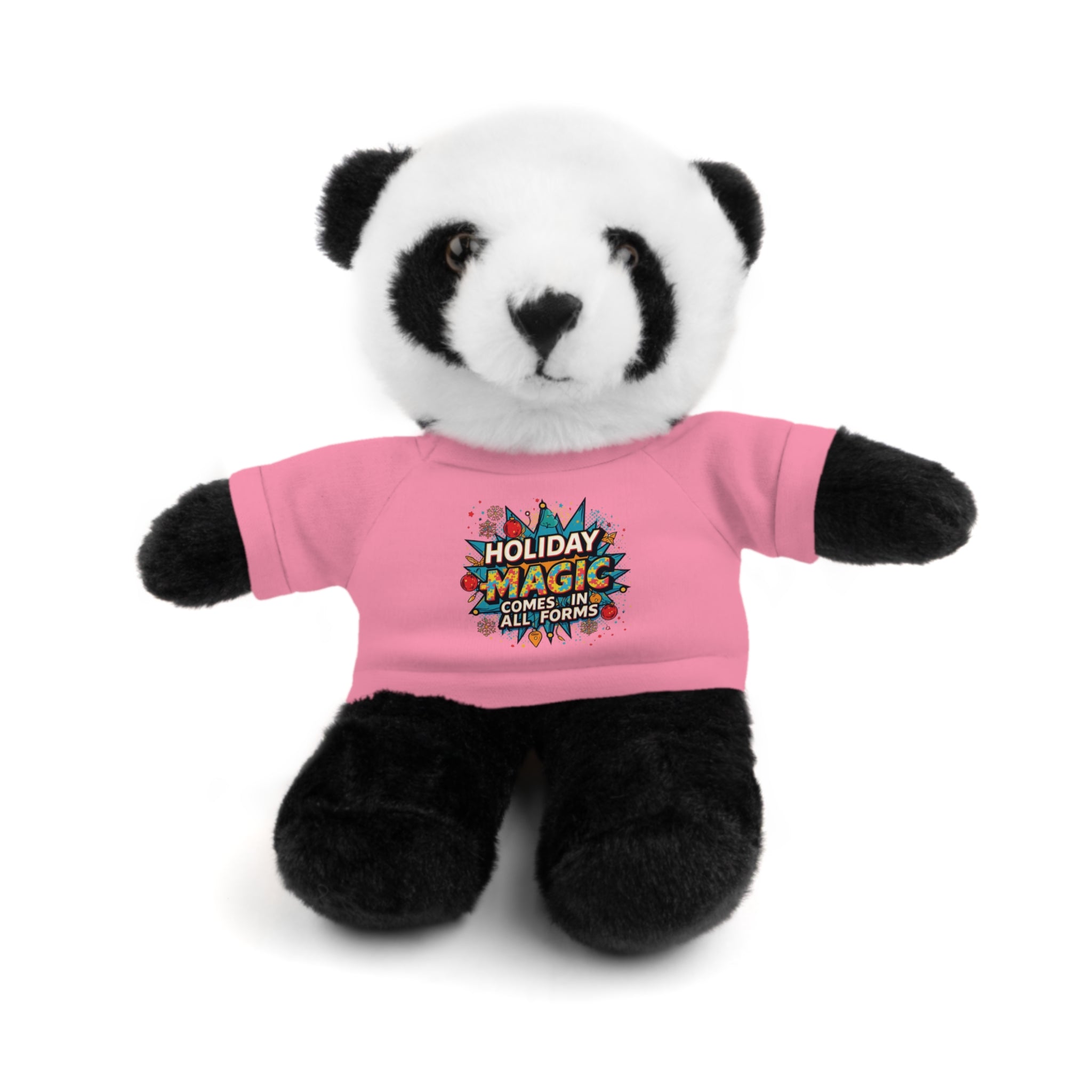 Holiday Magic Bear — Plush Teddy with 'Holiday Magic Comes in All Forms' Tee