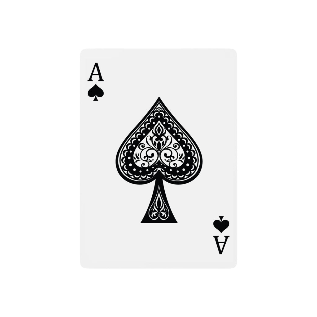 Custom TNM Nation Poker Playing Cards — Classic Ace Spade Design