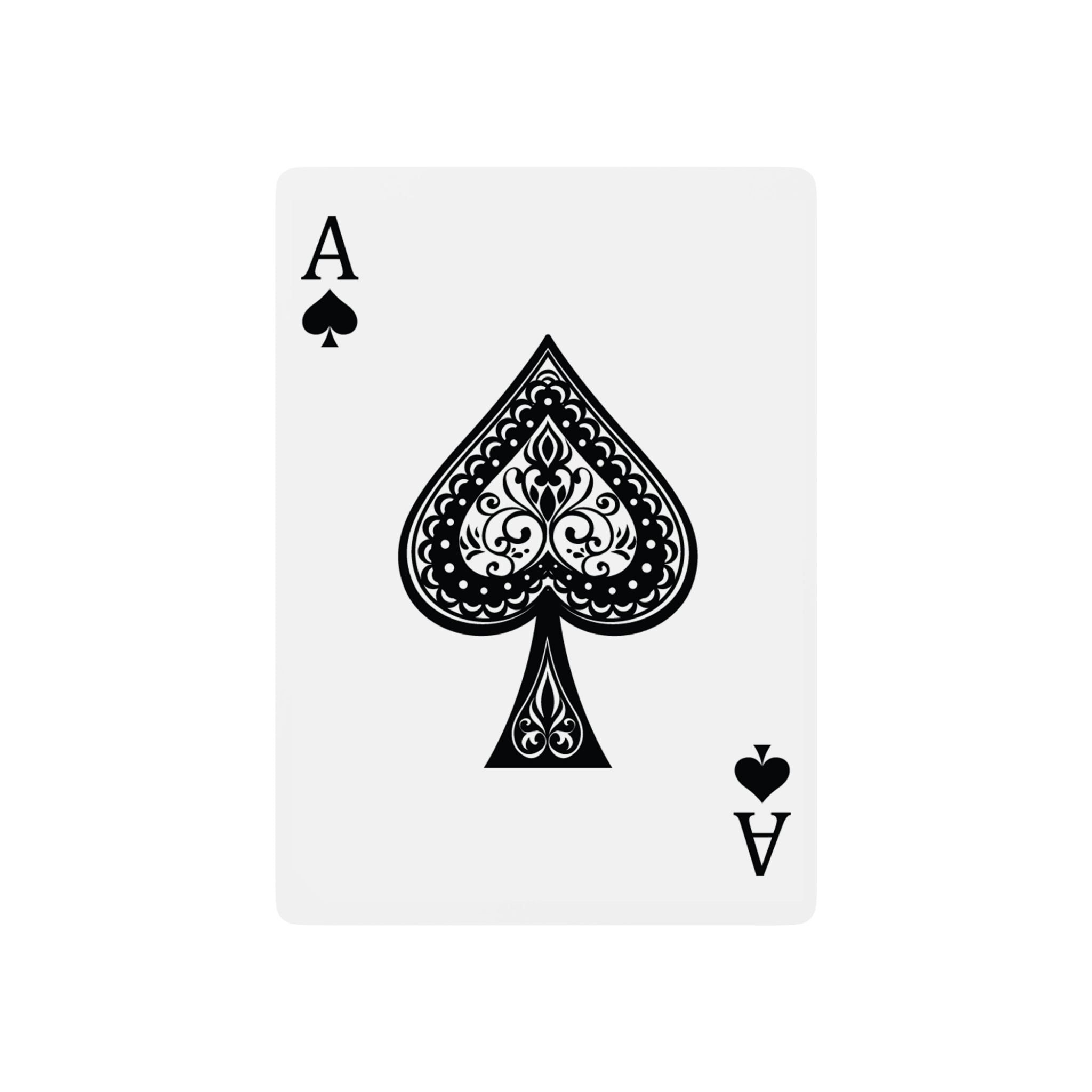 Custom TNM Nation Poker Playing Cards — Classic Ace Spade Design