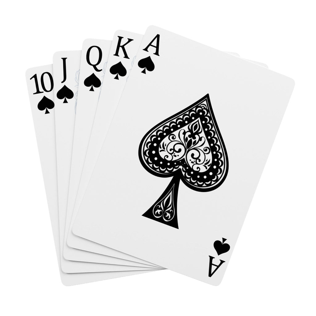 Custom TNM Nation Poker Playing Cards — Classic Ace Spade Design