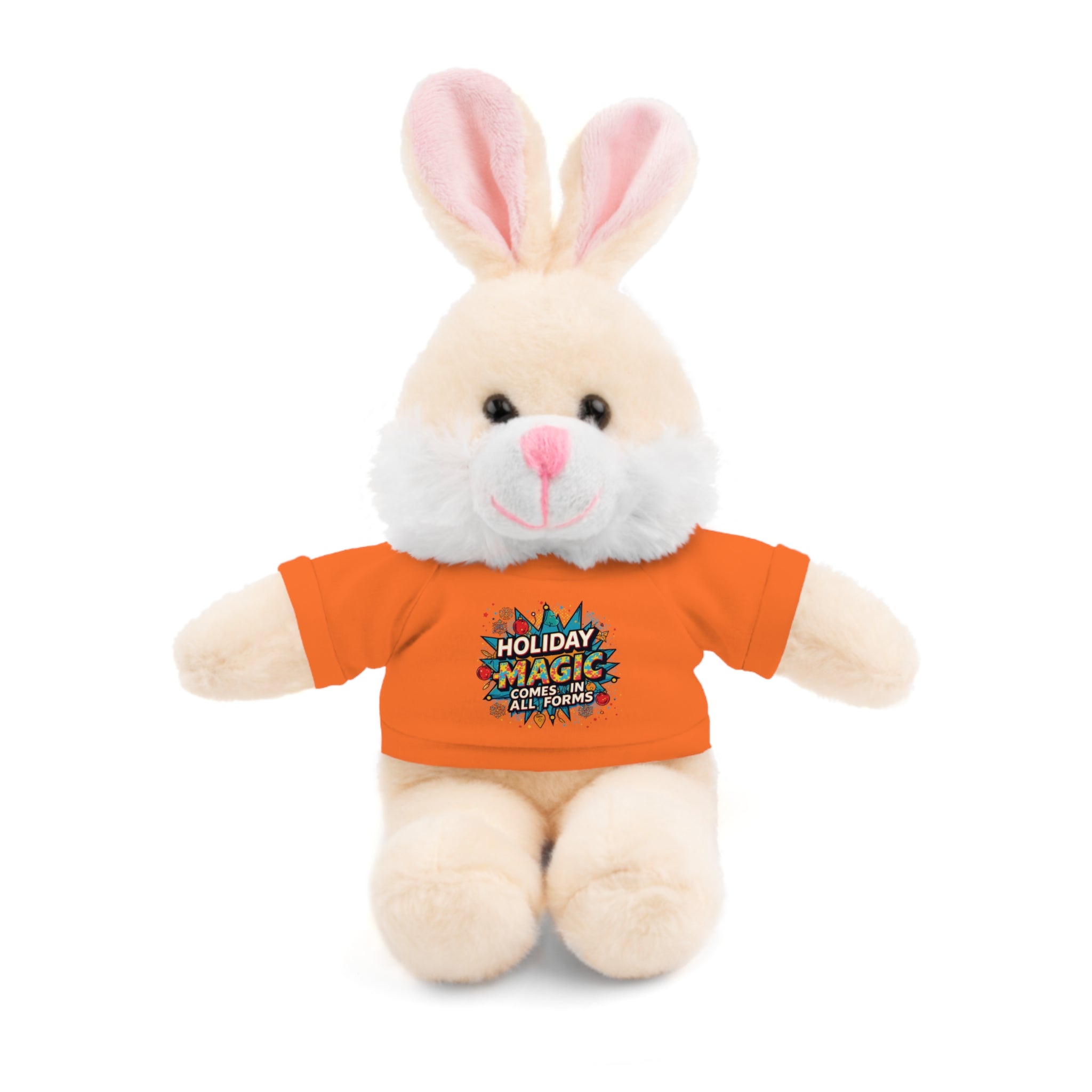 Holiday Magic Bear — Plush Teddy with 'Holiday Magic Comes in All Forms' Tee
