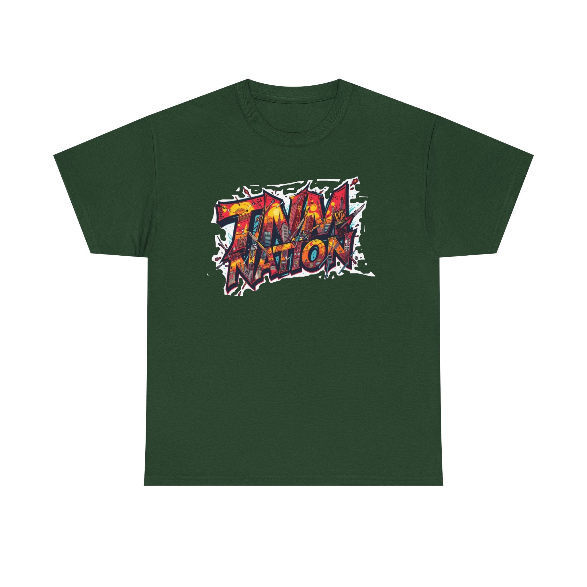 Tidal Nation Graffiti Tee - Urban Streetwear Graphic T-Shirt