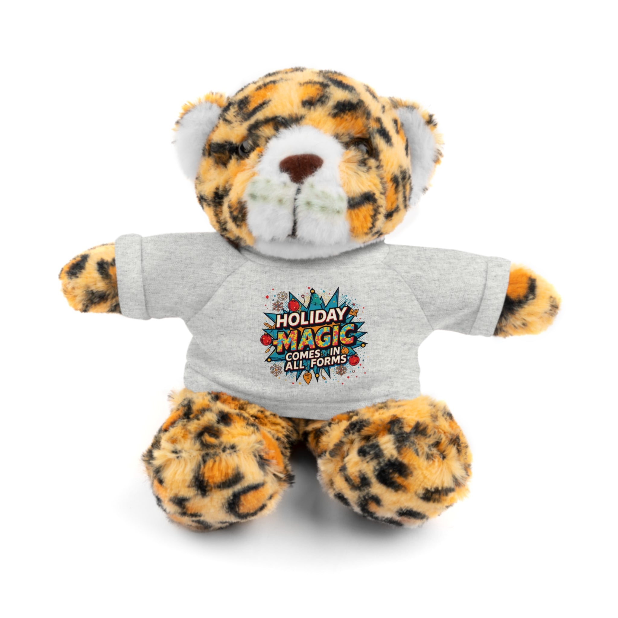 Holiday Magic Bear — Plush Teddy with 'Holiday Magic Comes in All Forms' Tee
