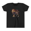 Youth Tee — Colorful Lion "Being Brave Takes Courage" Inspirational Kids Shirt