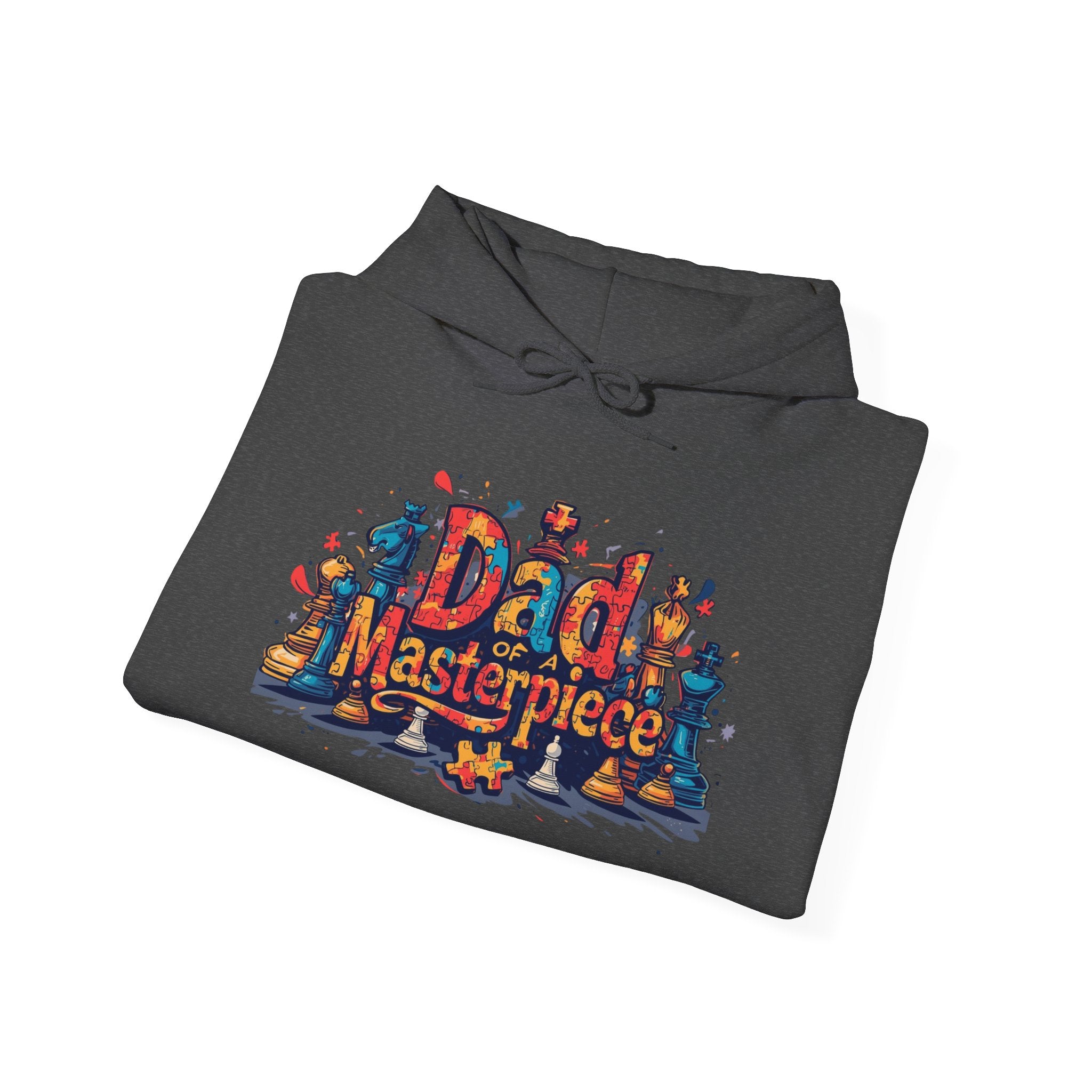 Dad Masterpiece Hoodie – Colorful Artistic Father’s Day Sweatshirt