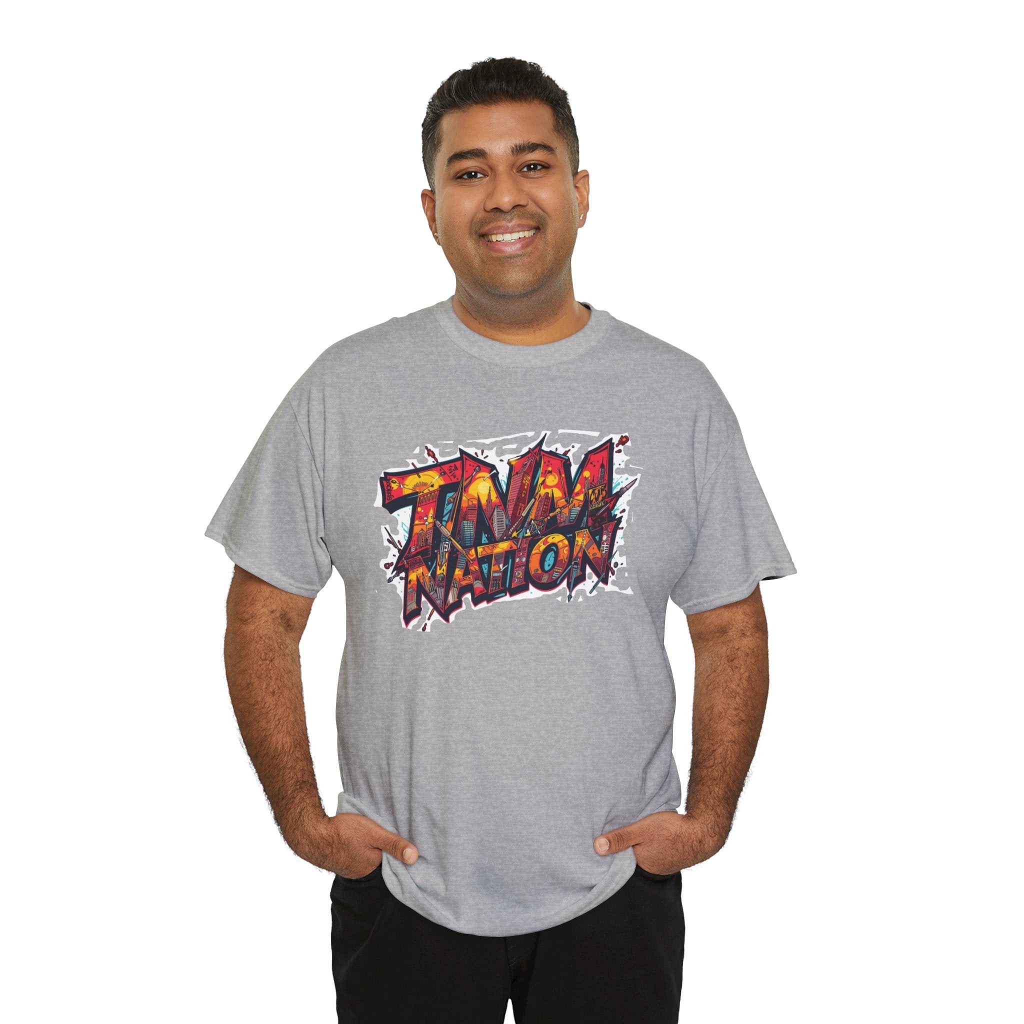 Tidal Nation Graffiti Tee - Urban Streetwear Graphic T-Shirt