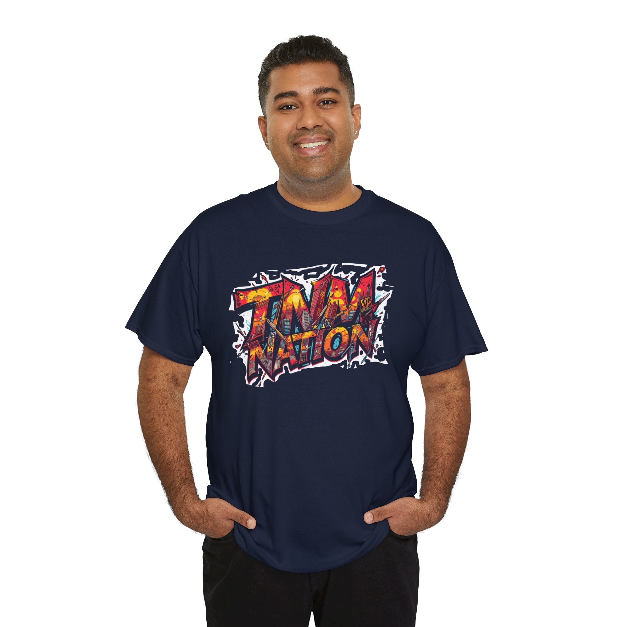 Tidal Nation Graffiti Tee - Urban Streetwear Graphic T-Shirt