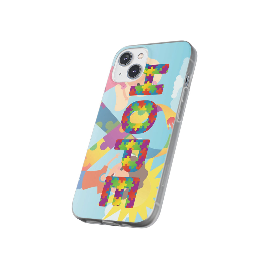 Autism Awareness Phone Case — 'HOPE' Puzzle Heart Flexi Case
