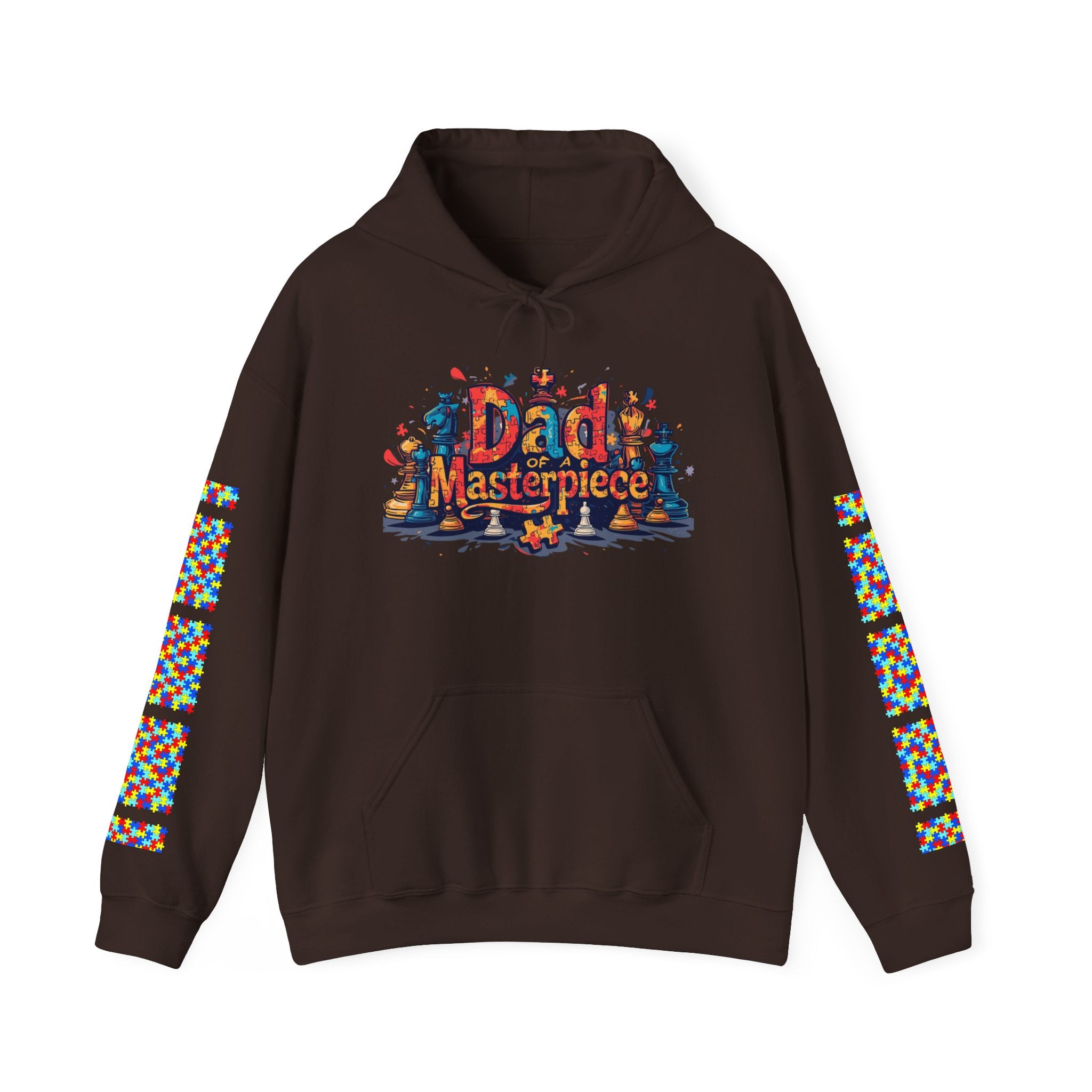 Dad Masterpiece Hoodie – Colorful Artistic Father’s Day Sweatshirt