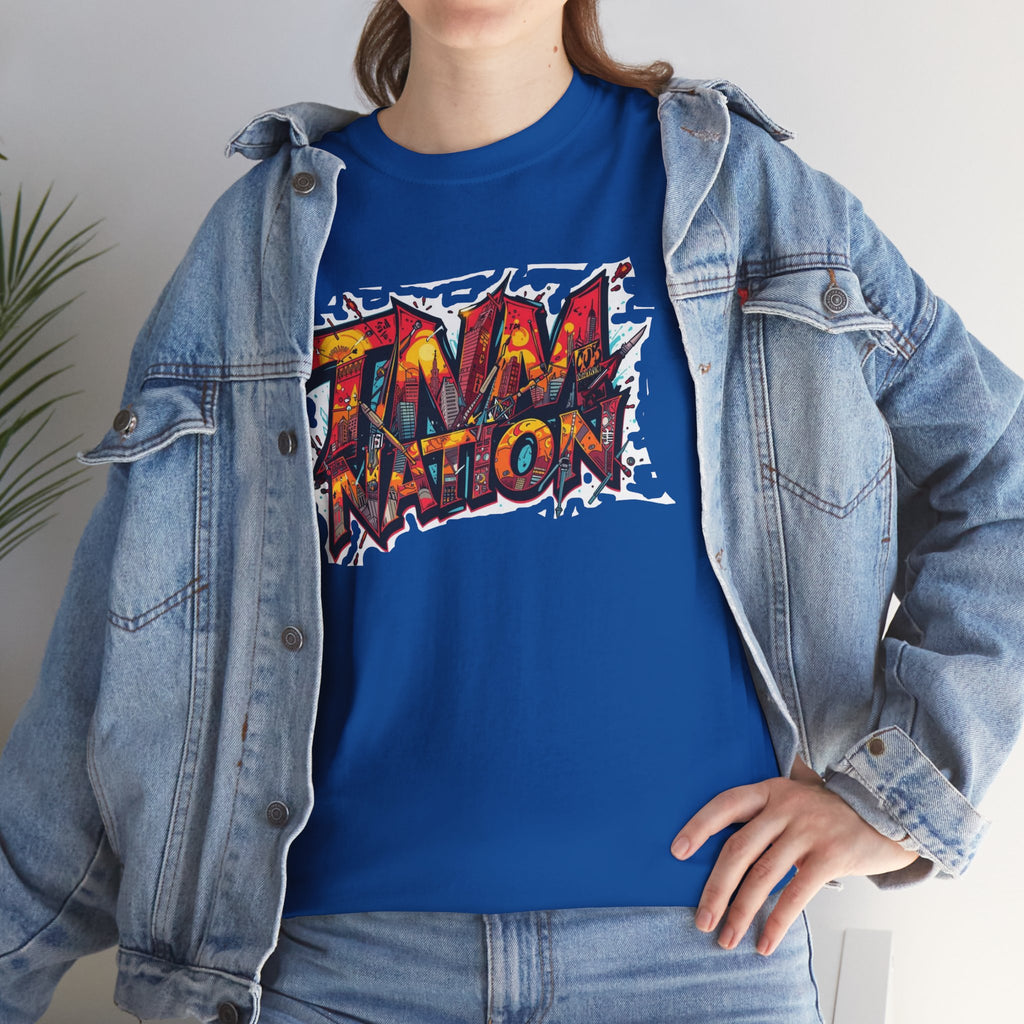 Tidal Nation Graffiti Tee - Urban Streetwear Graphic T-Shirt