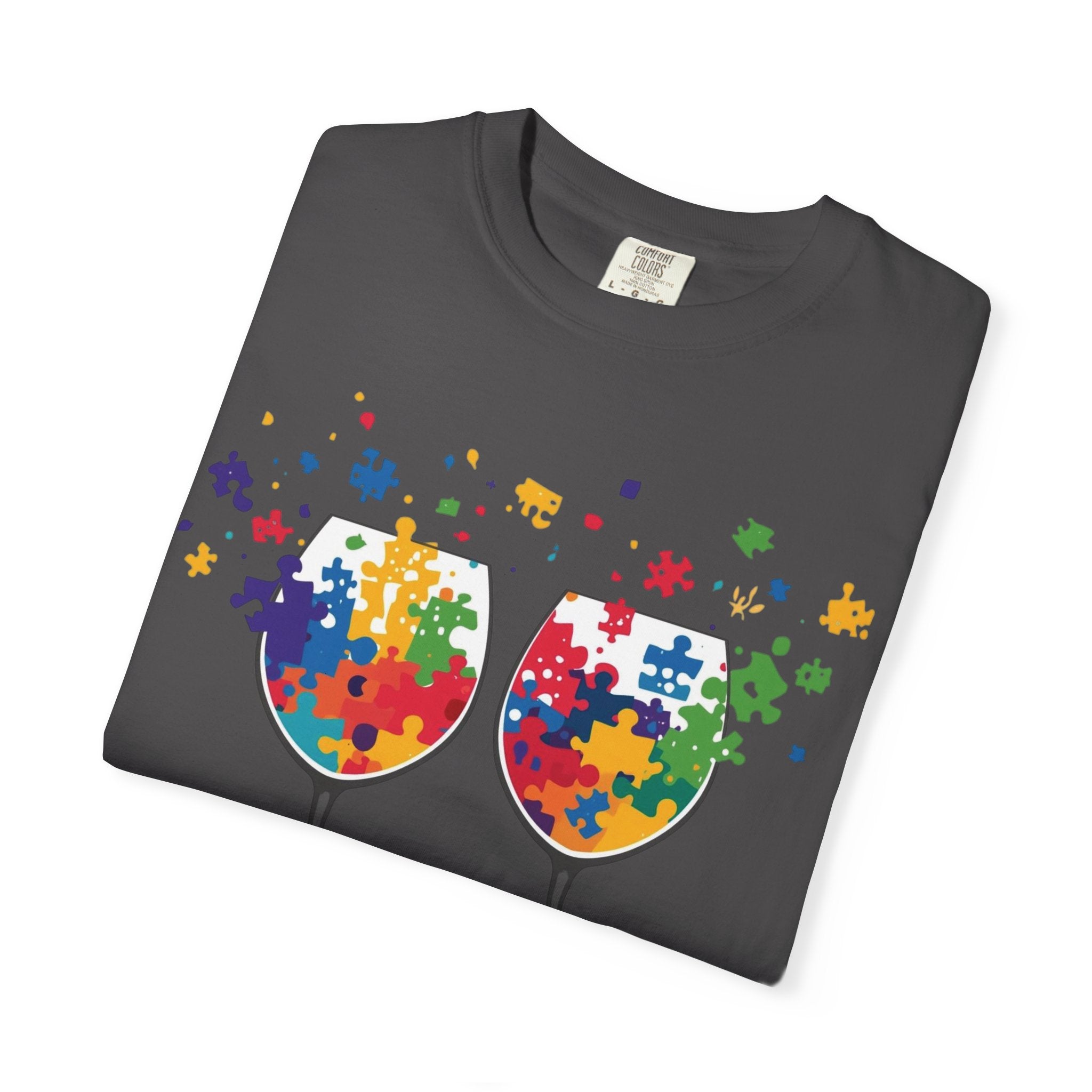 New Year’s Day Puzzle Wine T-Shirt