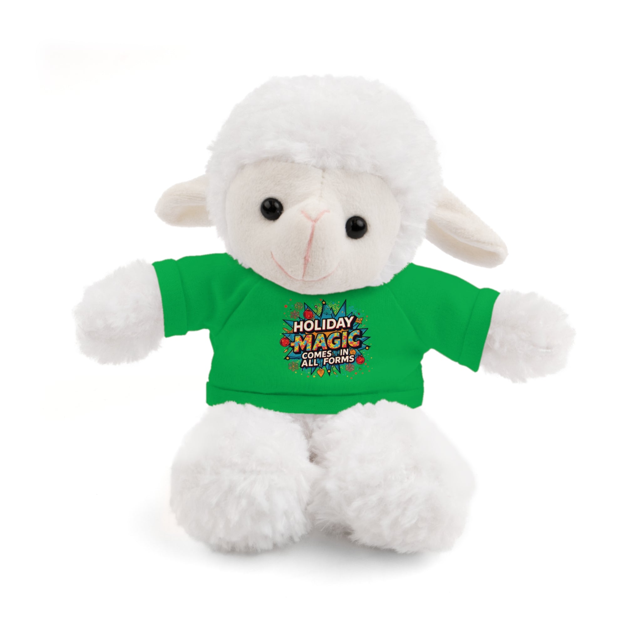 Holiday Magic Bear — Plush Teddy with 'Holiday Magic Comes in All Forms' Tee