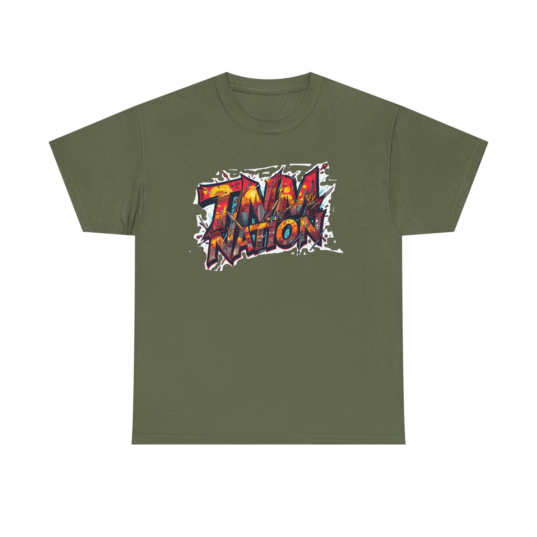 Tidal Nation Graffiti Tee - Urban Streetwear Graphic T-Shirt