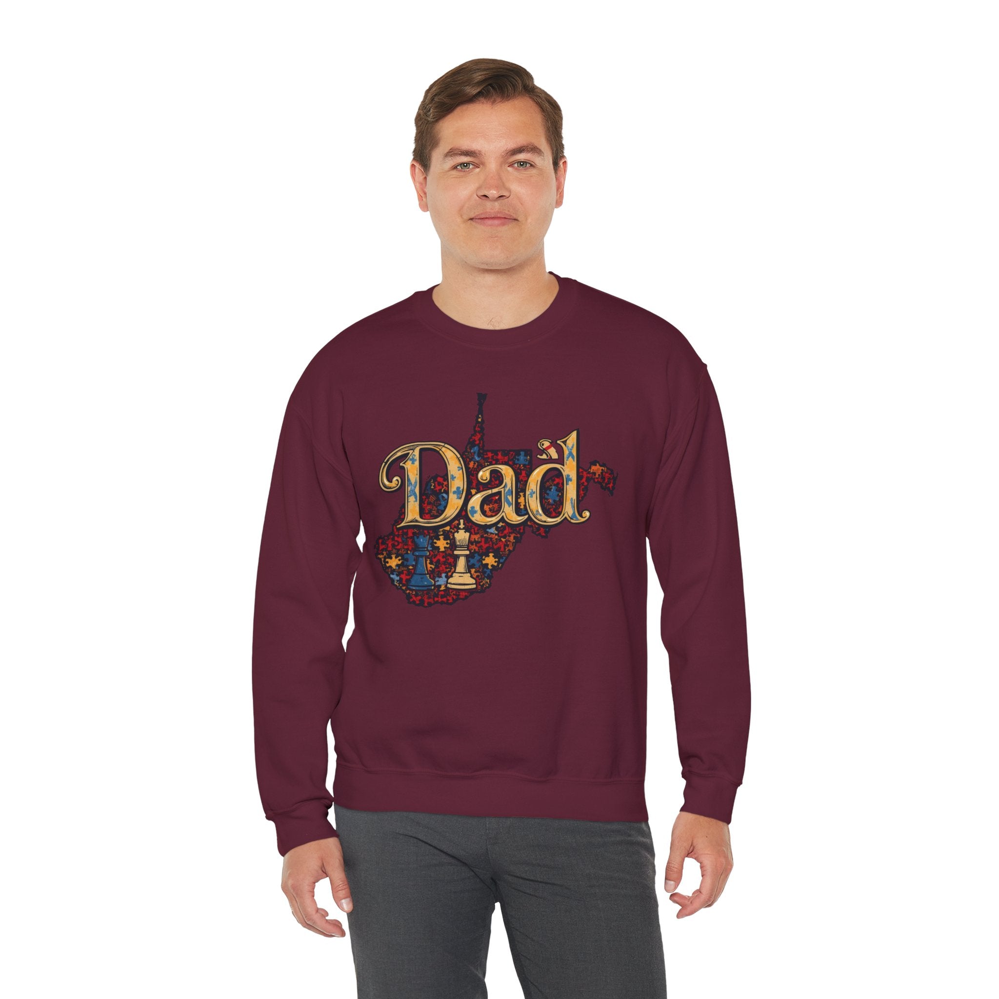 Dad State Pride Sweatshirt — West Virginia Dad Crewneck