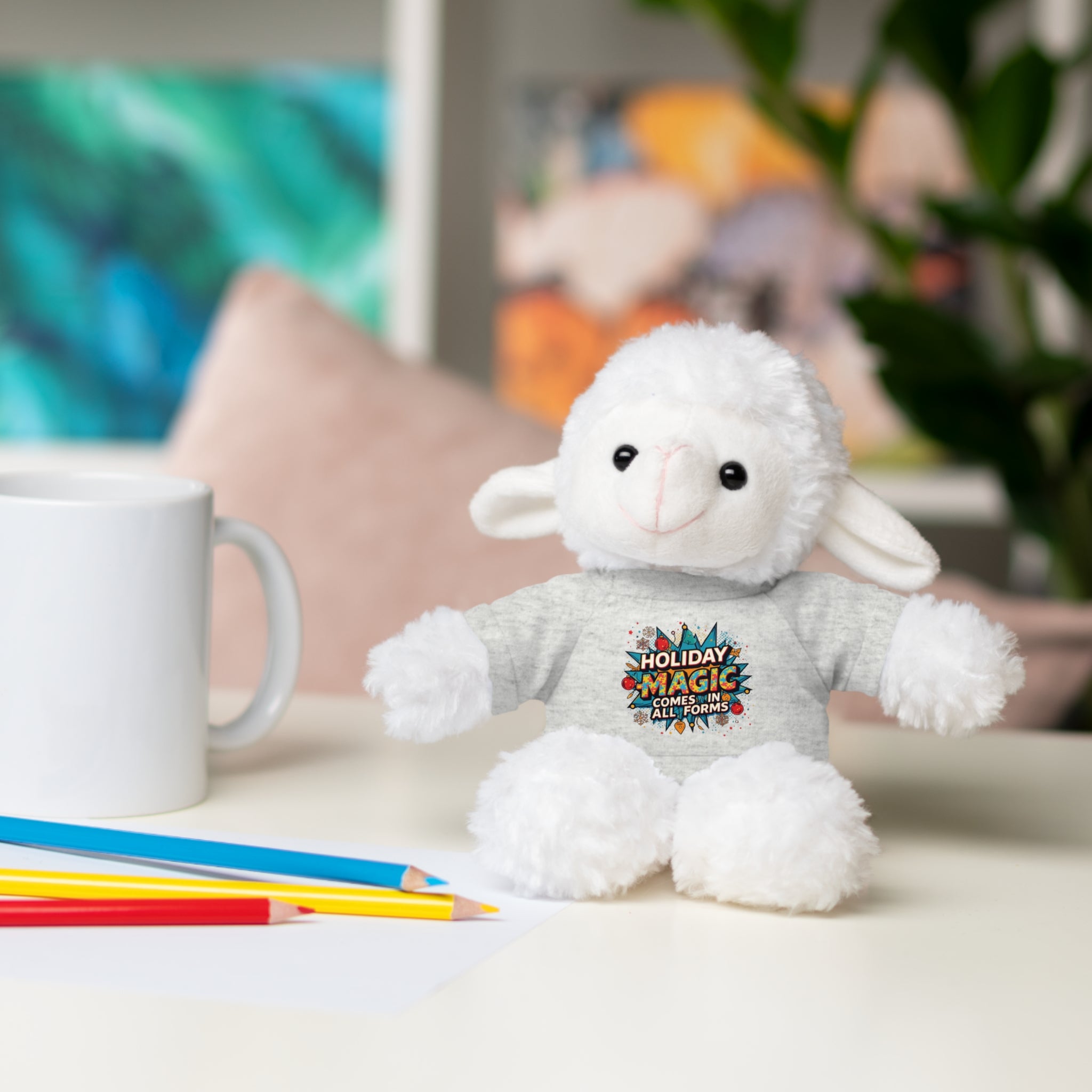 Holiday Magic Bear — Plush Teddy with 'Holiday Magic Comes in All Forms' Tee