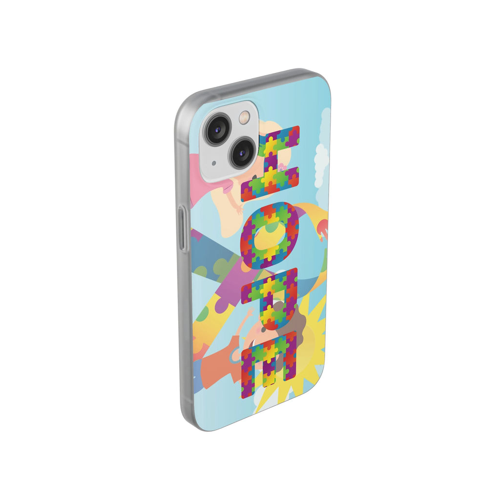 Autism Awareness Phone Case — 'HOPE' Puzzle Heart Flexi Case