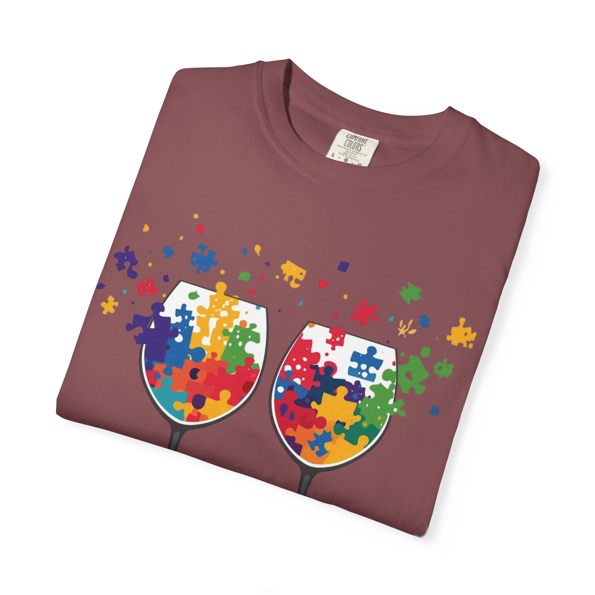 New Year’s Day Puzzle Wine T-Shirt