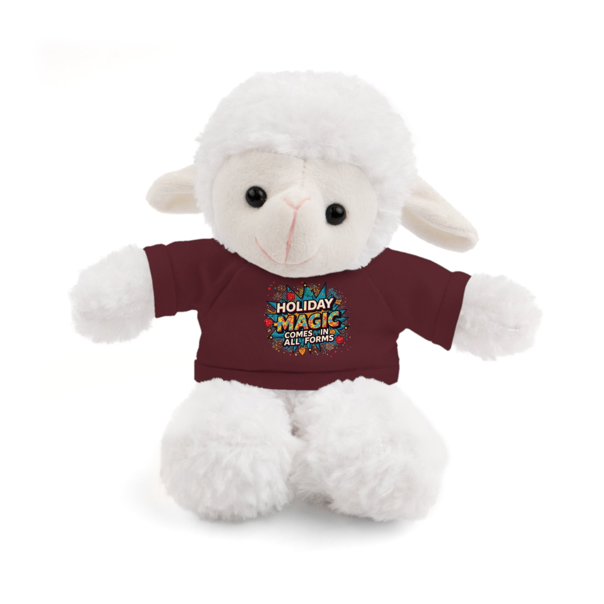 Holiday Magic Bear — Plush Teddy with 'Holiday Magic Comes in All Forms' Tee