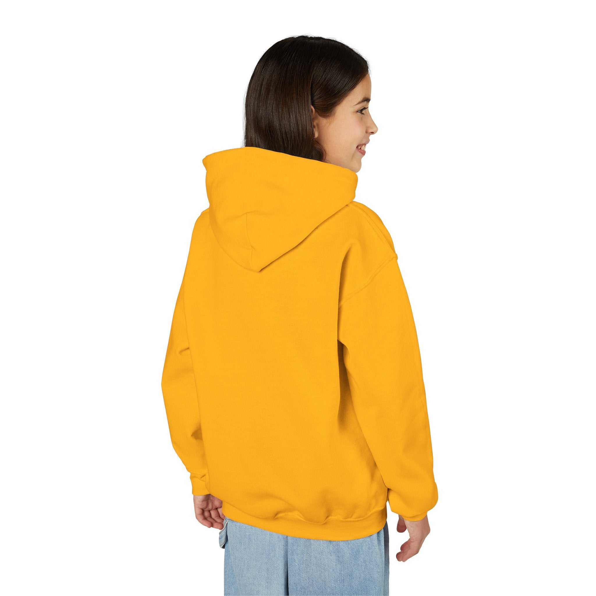 Youth Hoodie — "Why Is Everyone Rushing Me?" Colorful Comic Graphic