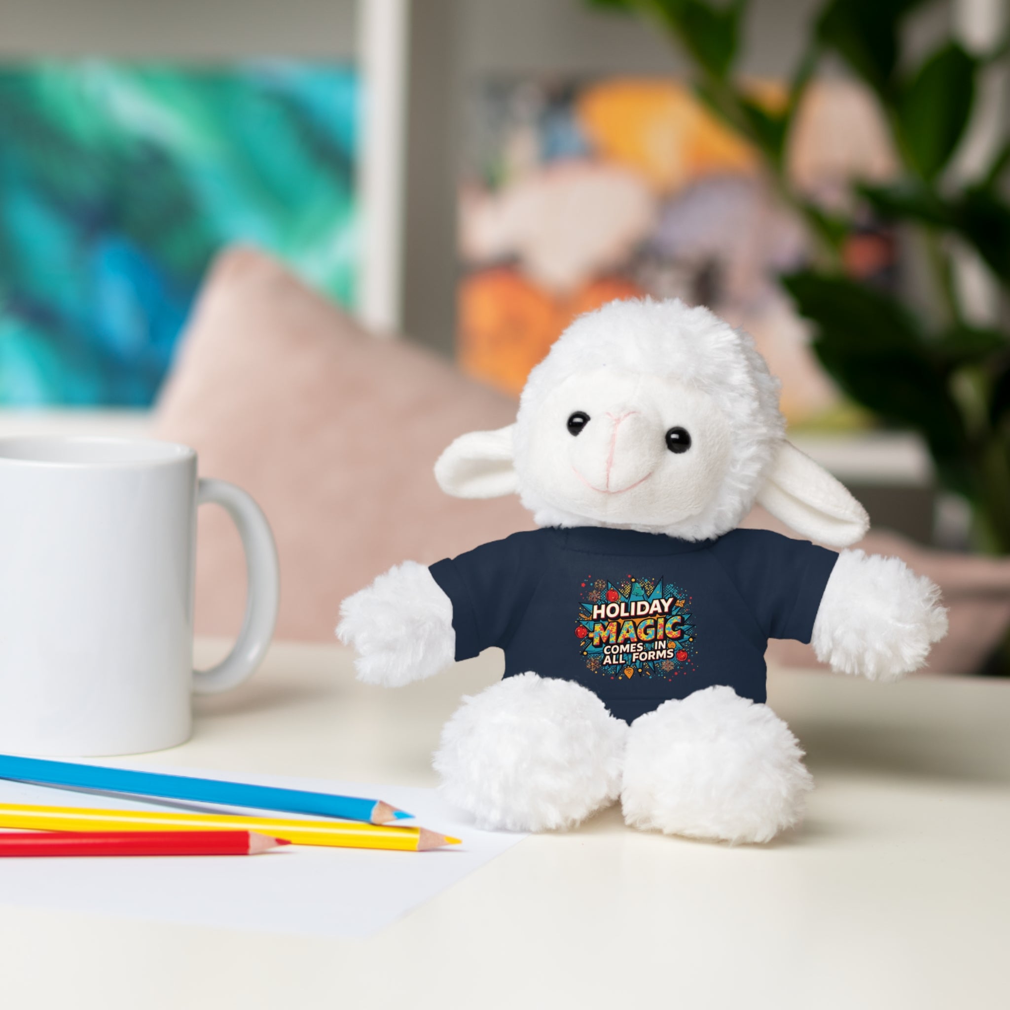 Holiday Magic Bear — Plush Teddy with 'Holiday Magic Comes in All Forms' Tee