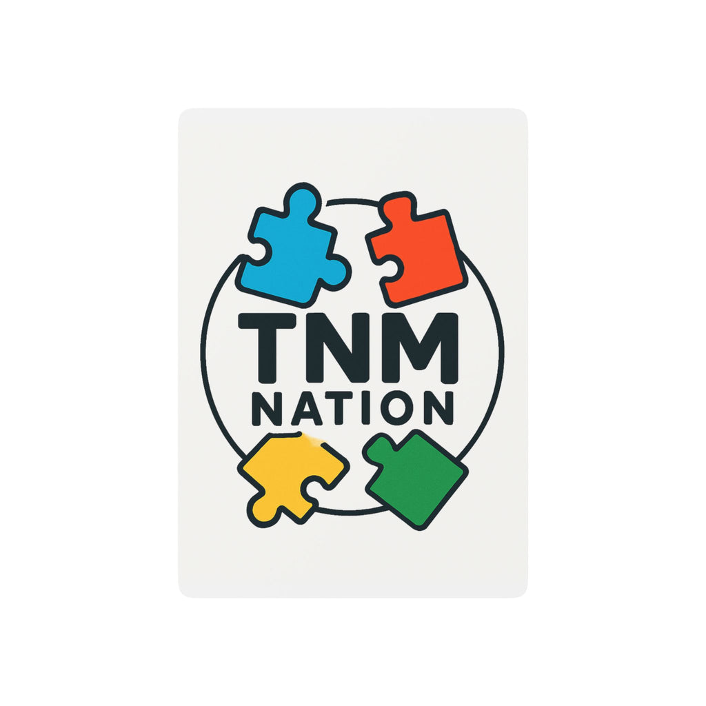 Custom TNM Nation Poker Playing Cards — Classic Ace Spade Design