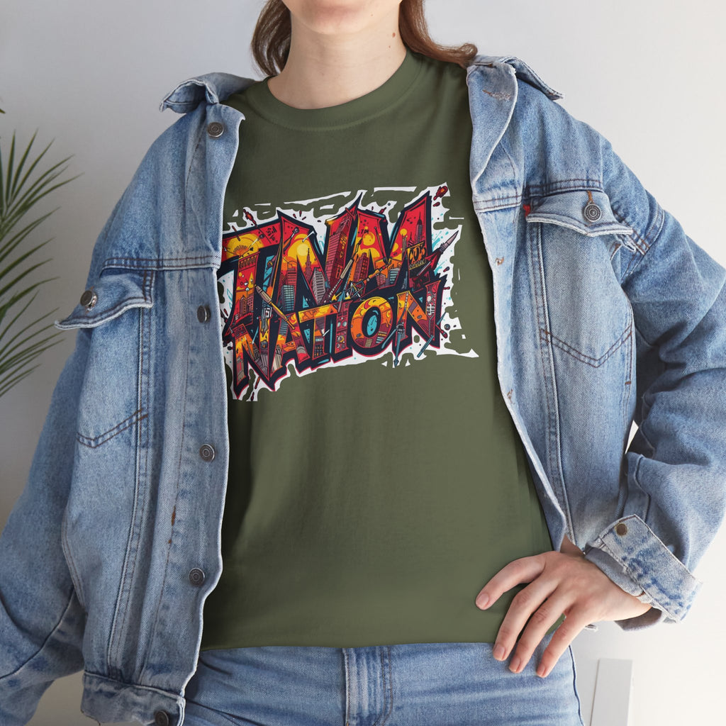 Tidal Nation Graffiti Tee - Urban Streetwear Graphic T-Shirt