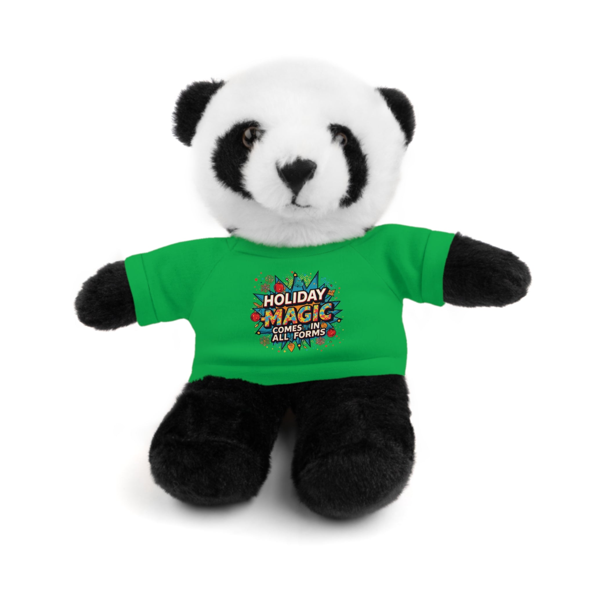 Holiday Magic Bear — Plush Teddy with 'Holiday Magic Comes in All Forms' Tee