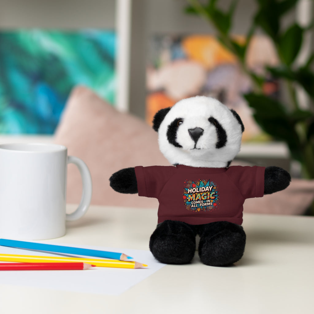 Holiday Magic Bear — Plush Teddy with 'Holiday Magic Comes in All Forms' Tee