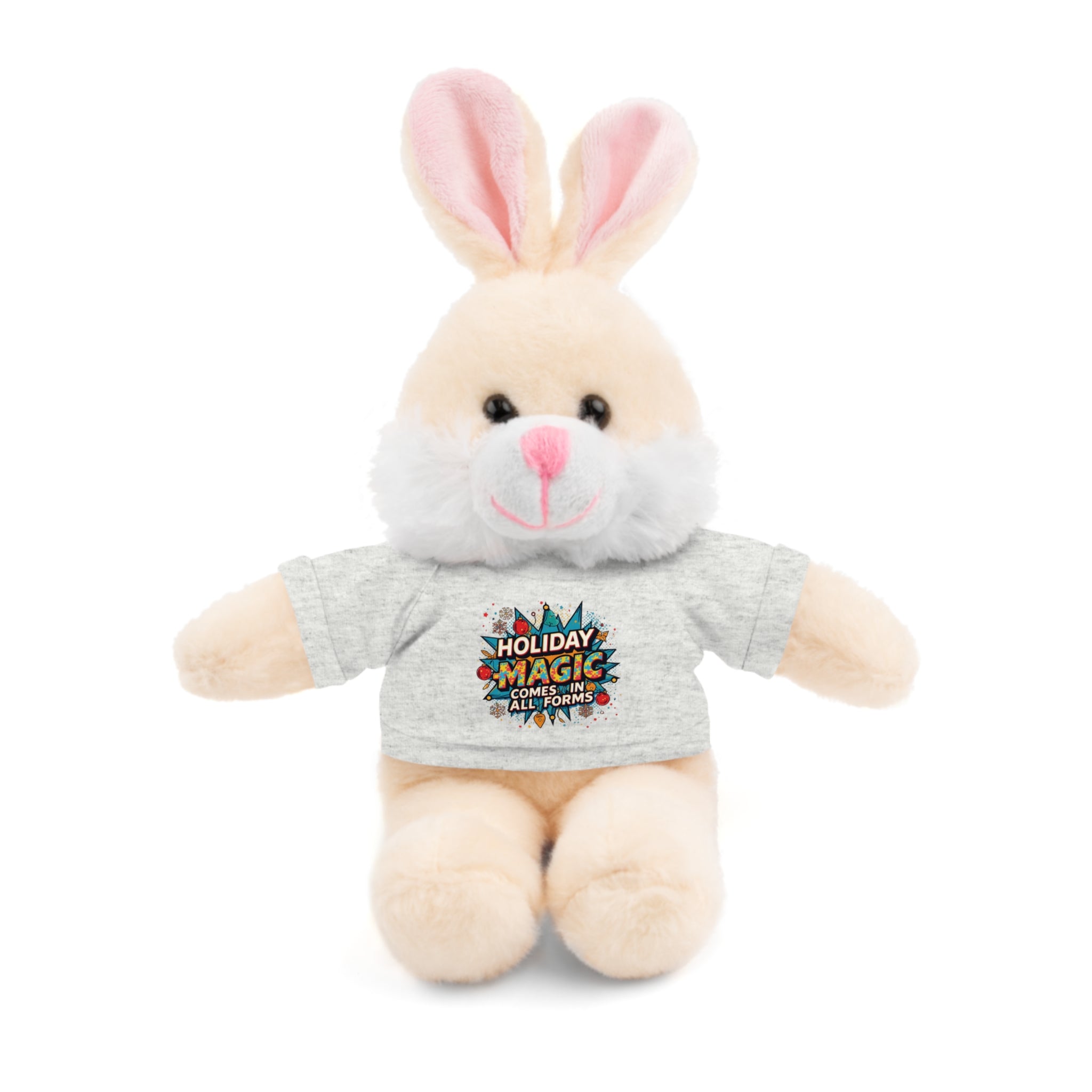 Holiday Magic Bear — Plush Teddy with 'Holiday Magic Comes in All Forms' Tee