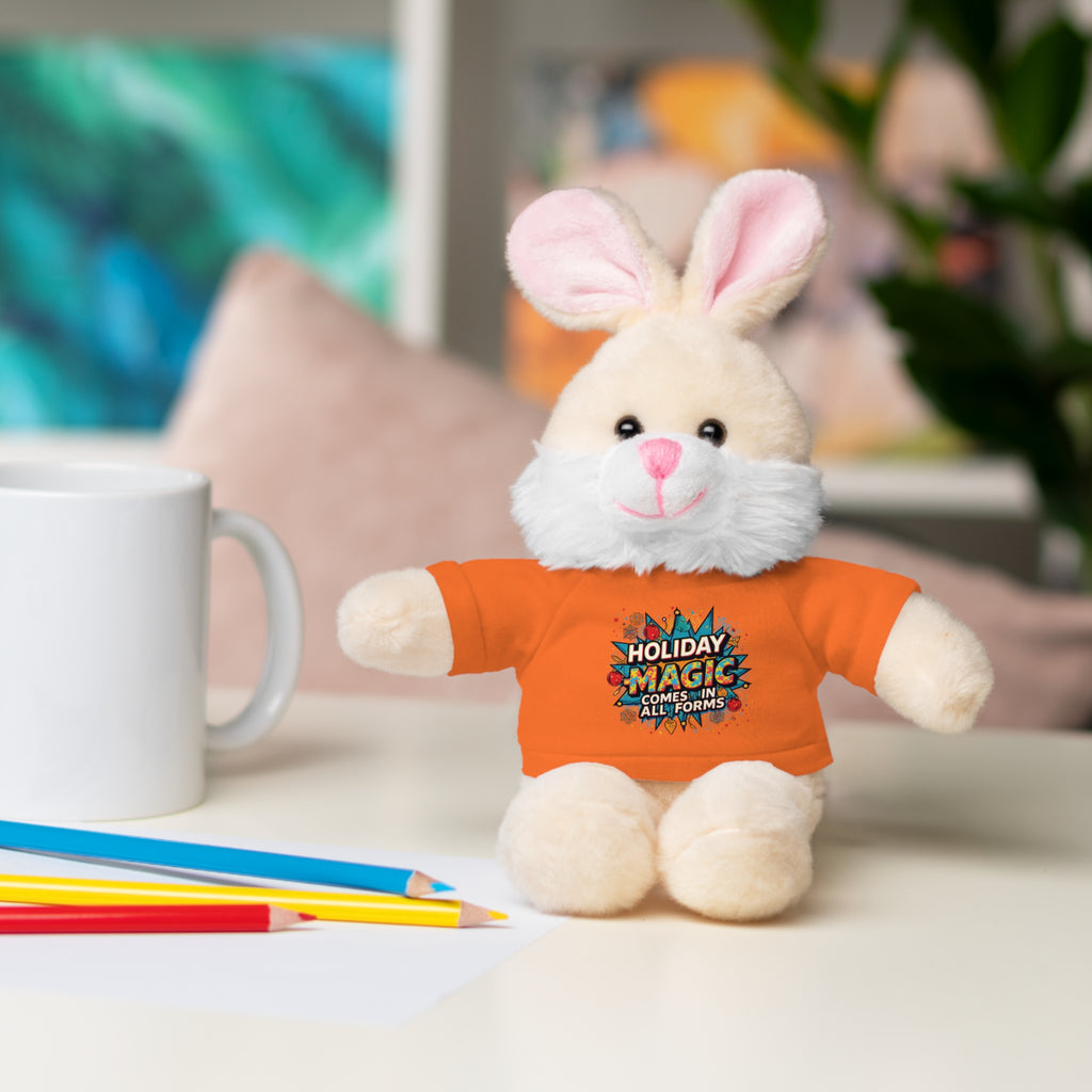 Holiday Magic Bear — Plush Teddy with 'Holiday Magic Comes in All Forms' Tee