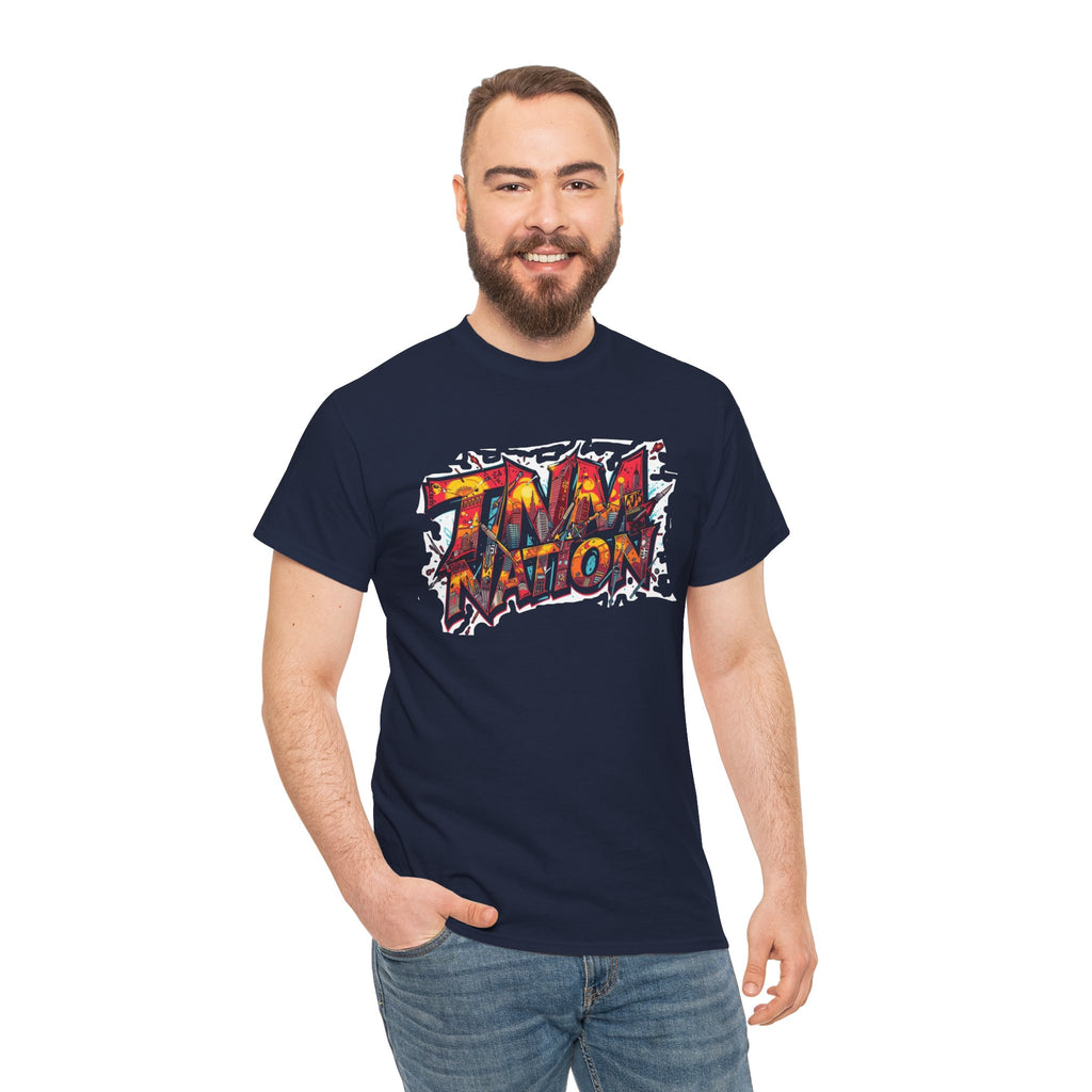 Tidal Nation Graffiti Tee - Urban Streetwear Graphic T-Shirt
