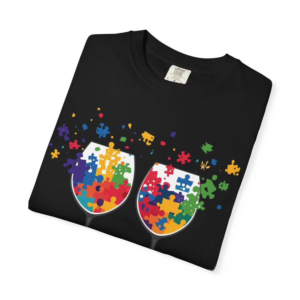 New Year’s Day Puzzle Wine T-Shirt