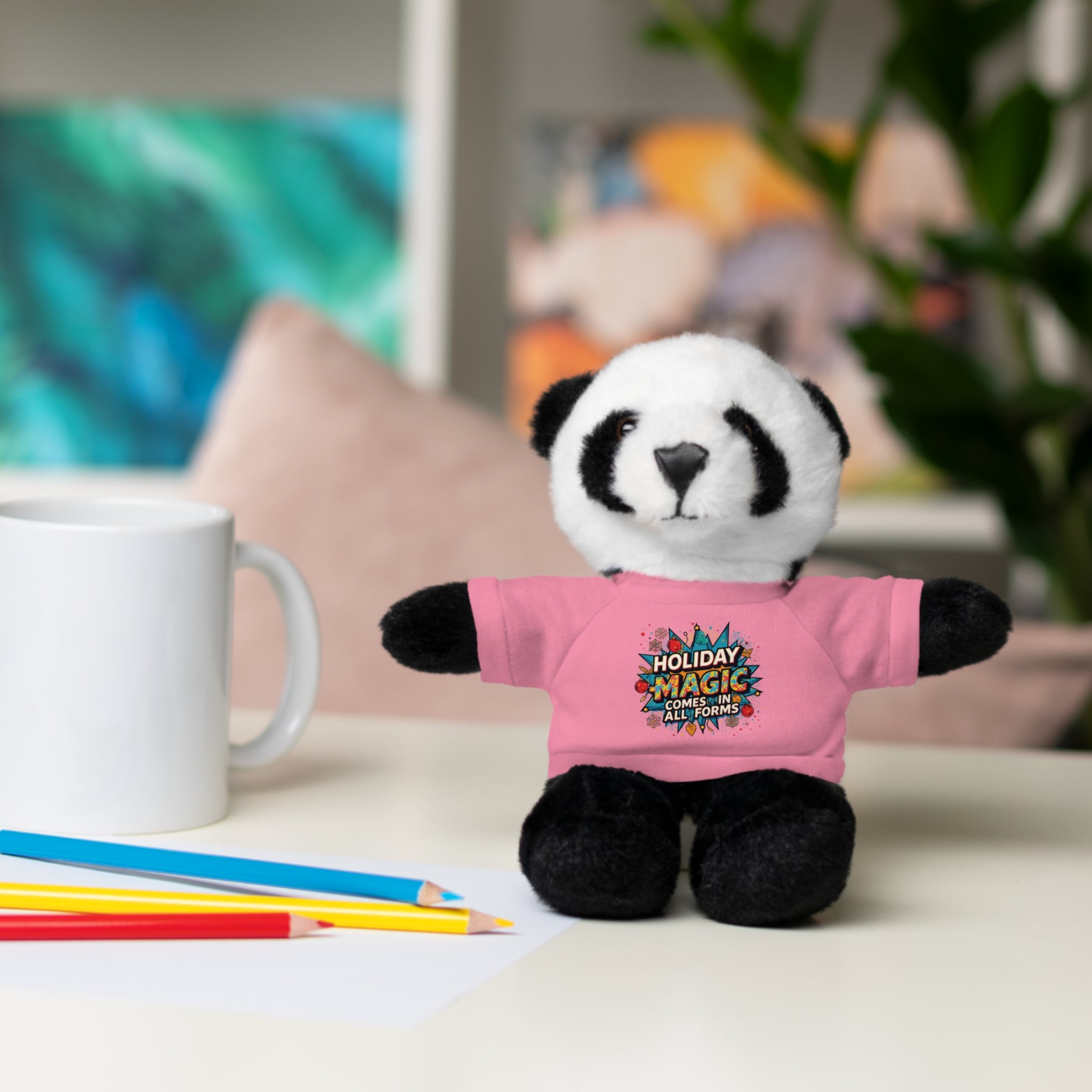 Holiday Magic Bear — Plush Teddy with 'Holiday Magic Comes in All Forms' Tee