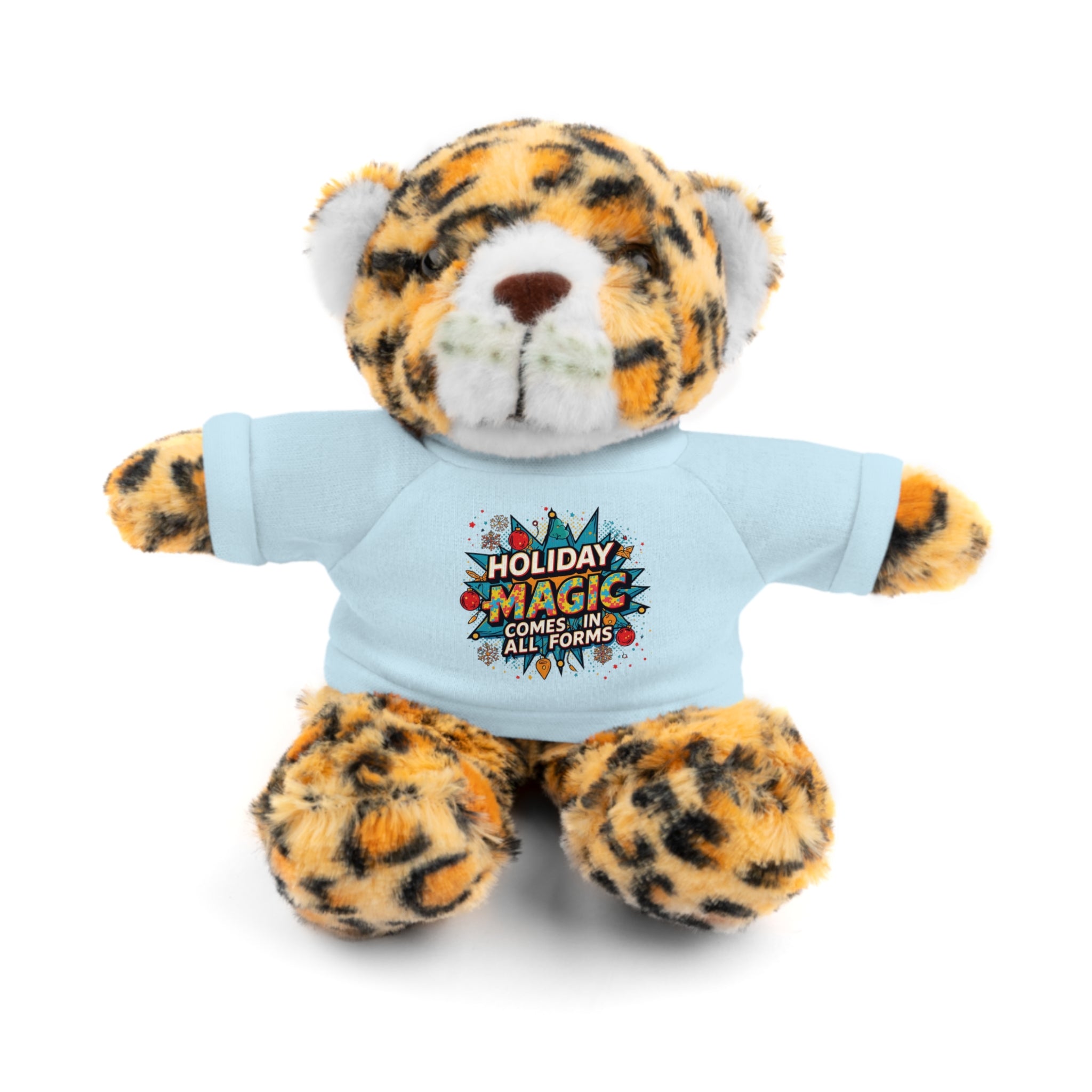 Holiday Magic Bear — Plush Teddy with 'Holiday Magic Comes in All Forms' Tee