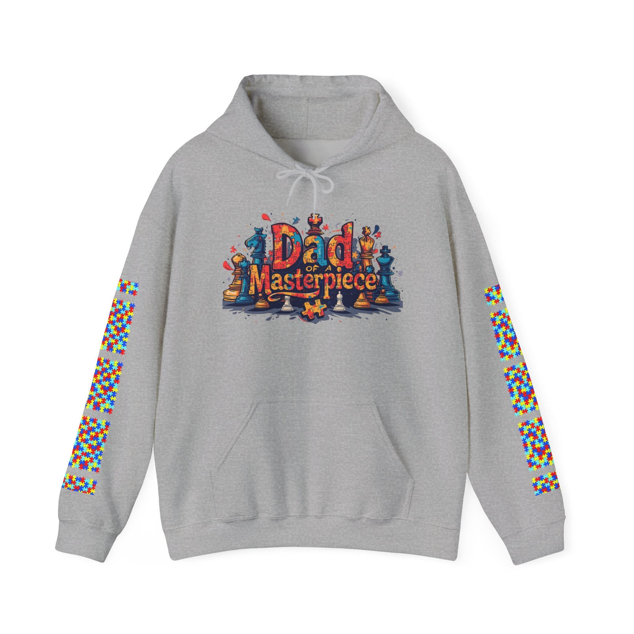 Dad Masterpiece Hoodie – Colorful Artistic Father’s Day Sweatshirt