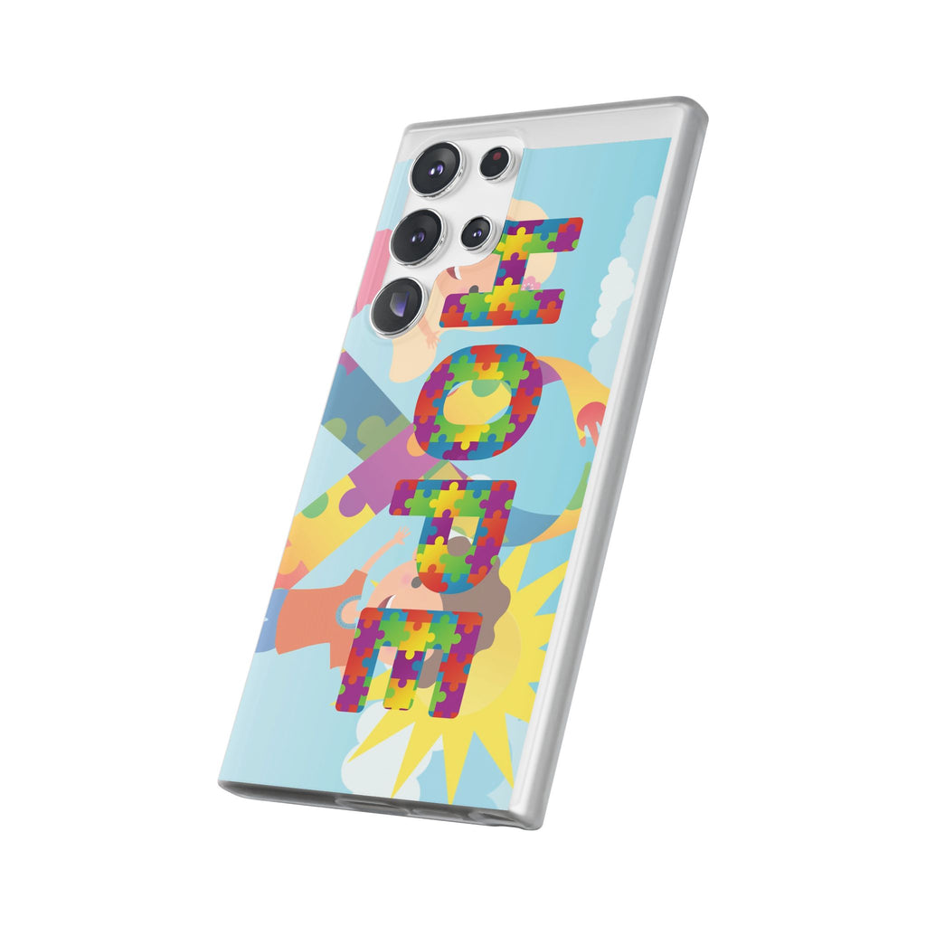 Autism Awareness Phone Case — 'HOPE' Puzzle Heart Flexi Case