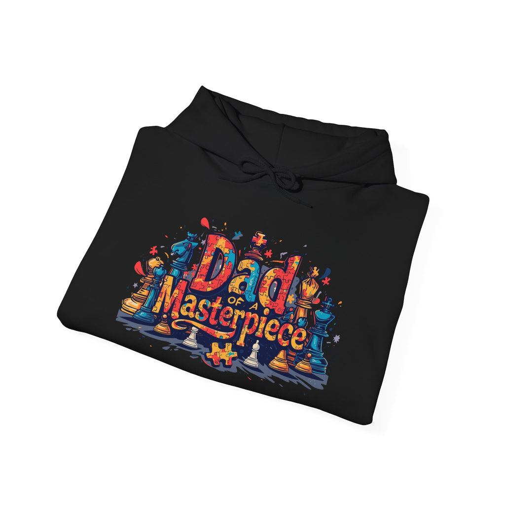 Dad Masterpiece Hoodie – Colorful Artistic Father’s Day Sweatshirt