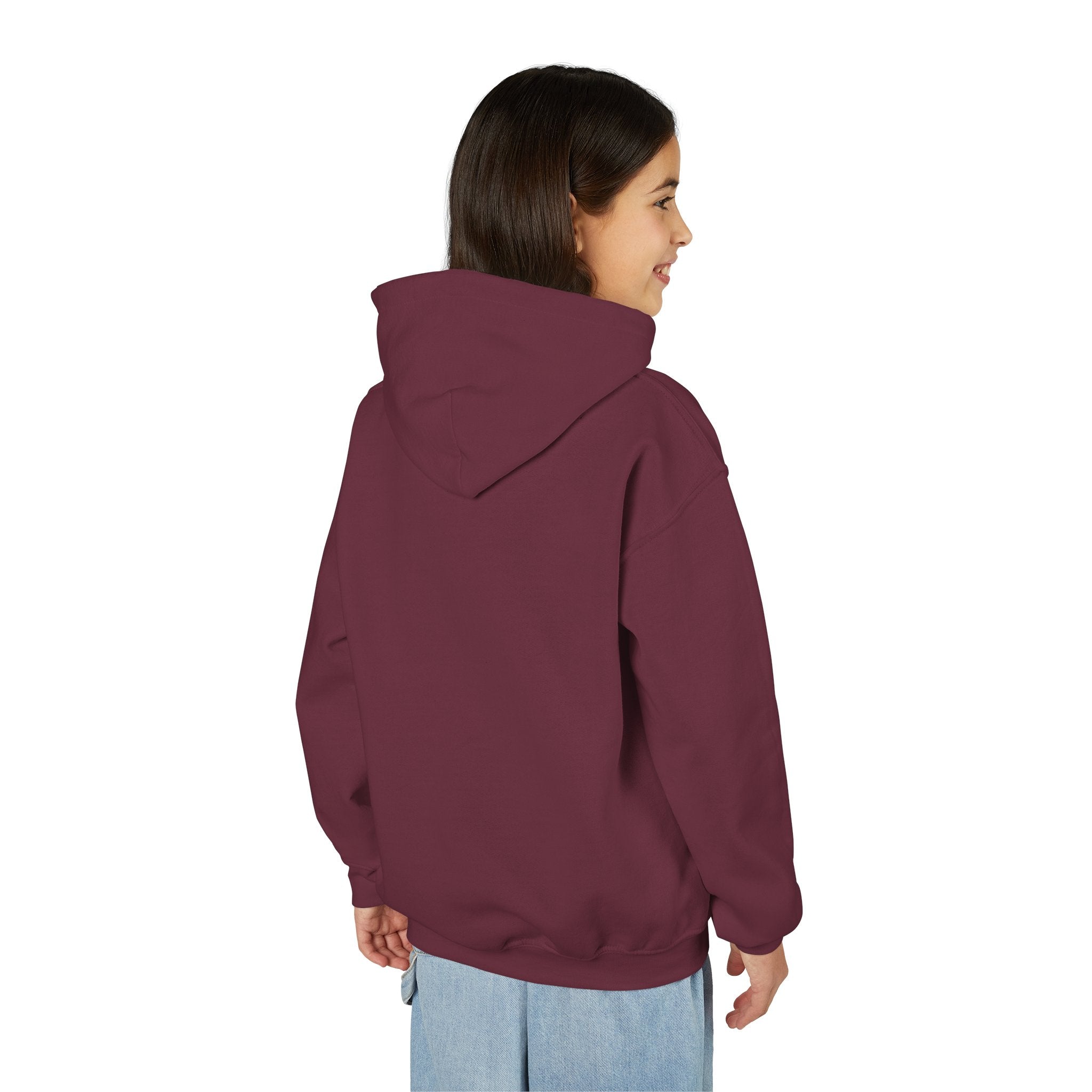 Youth Hoodie — "Why Is Everyone Rushing Me?" Colorful Comic Graphic