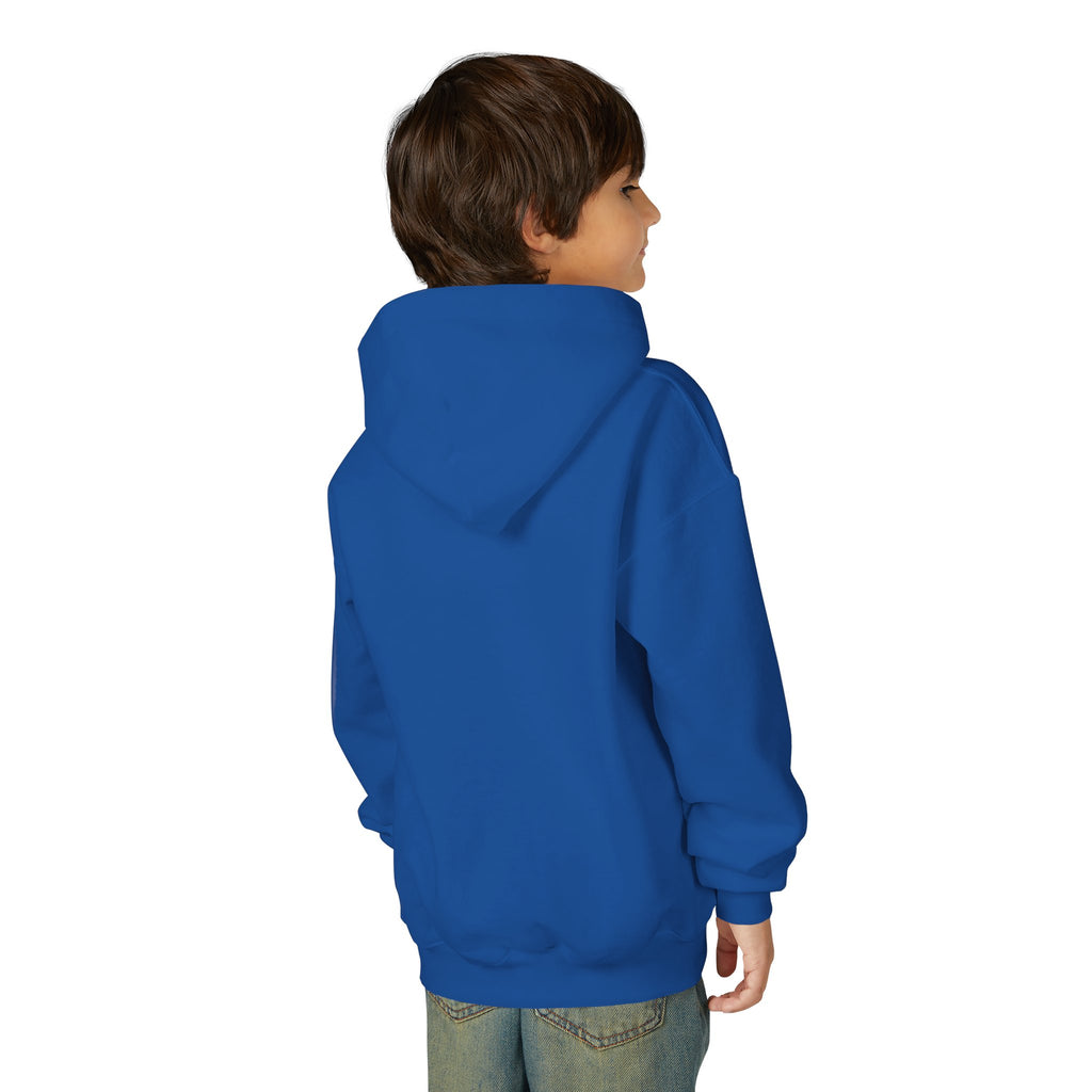 Youth Hoodie — "Why Is Everyone Rushing Me?" Colorful Comic Graphic