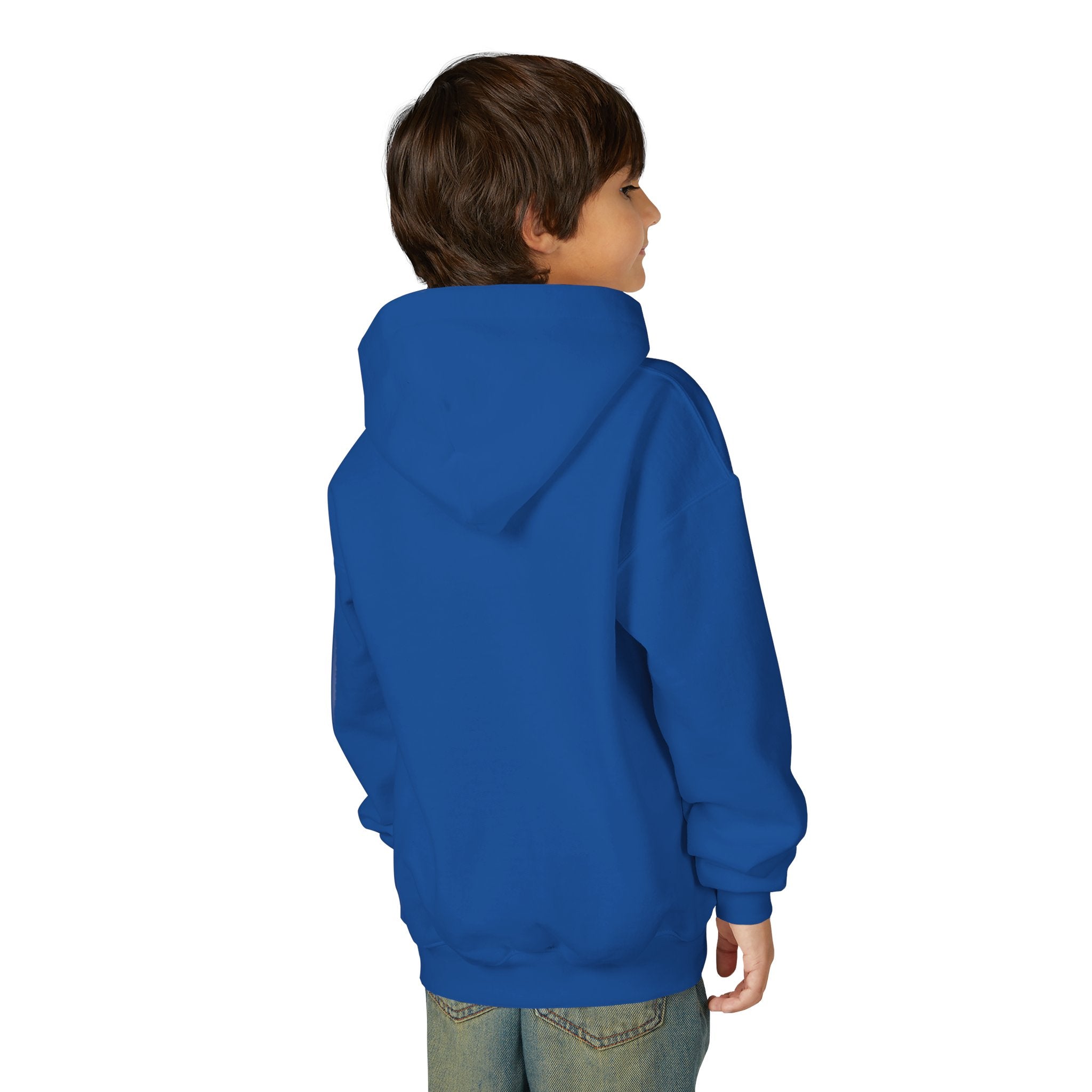 Youth Hoodie — "Why Is Everyone Rushing Me?" Colorful Comic Graphic